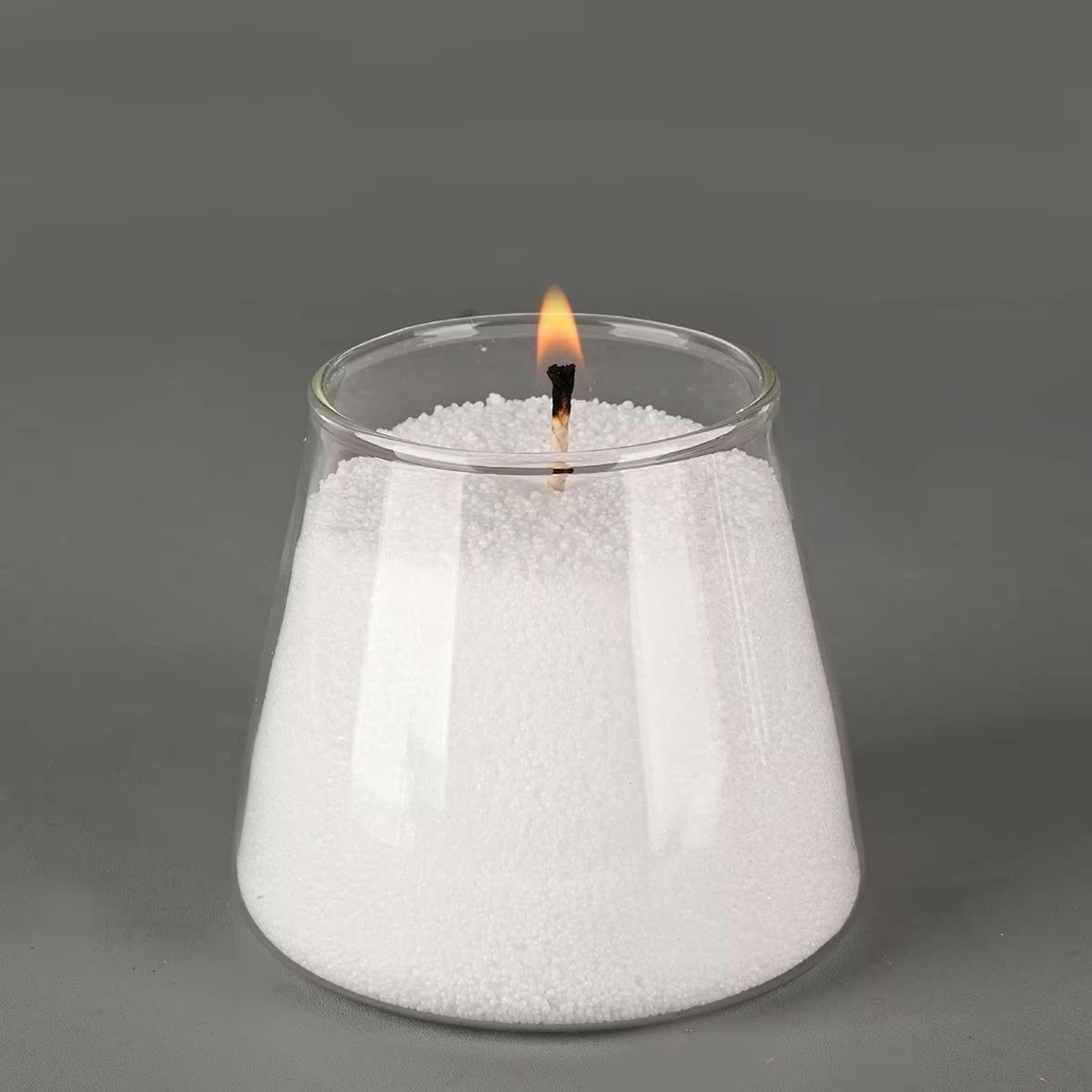 White Sand Wax For Candle Making Ice Flower Pearl Granules DIY Scented Candle Craft Material 3