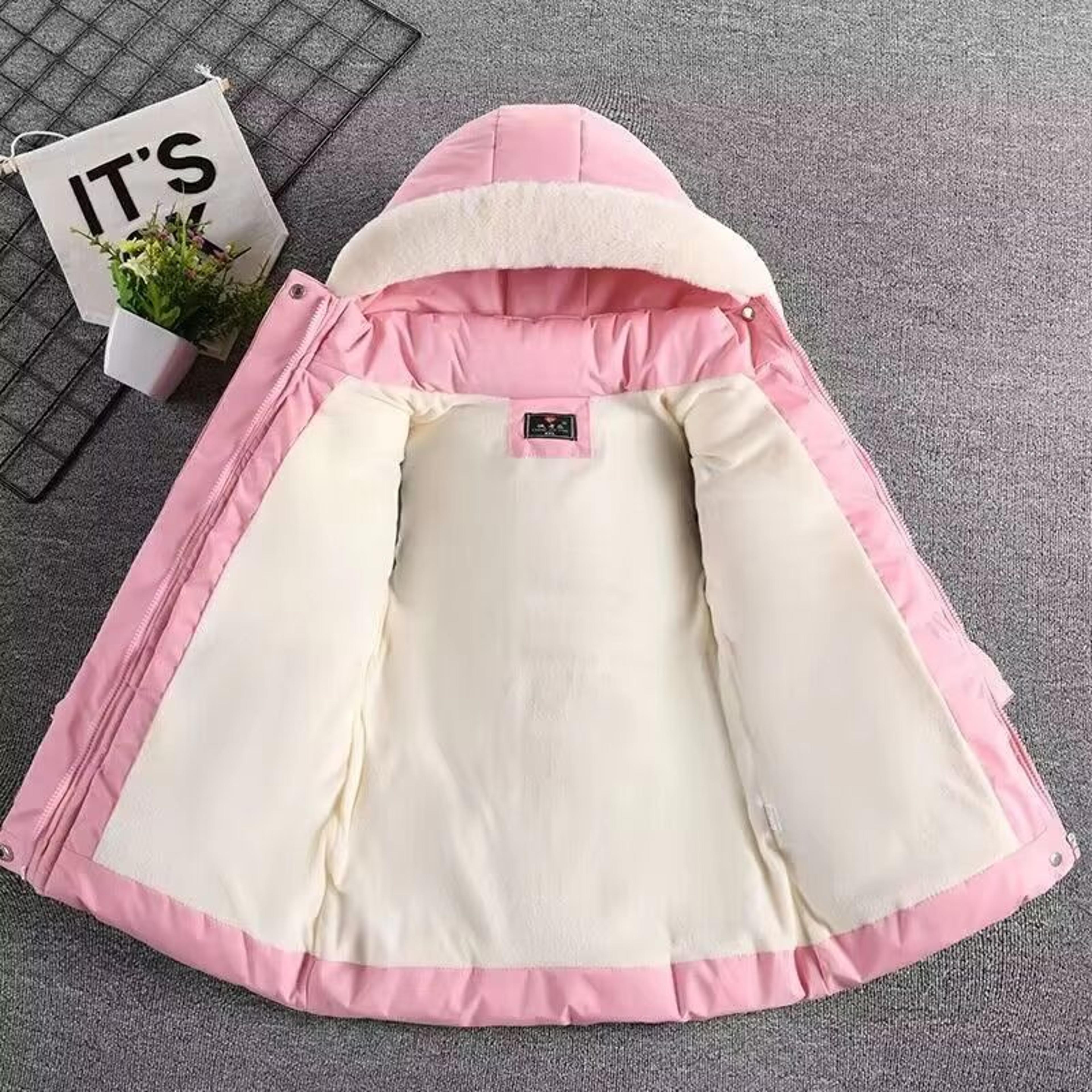 Girls Princess Hooded Winter Coat Warm Kids Hooded Jacket Fashion Outerwear For Ages 38 1