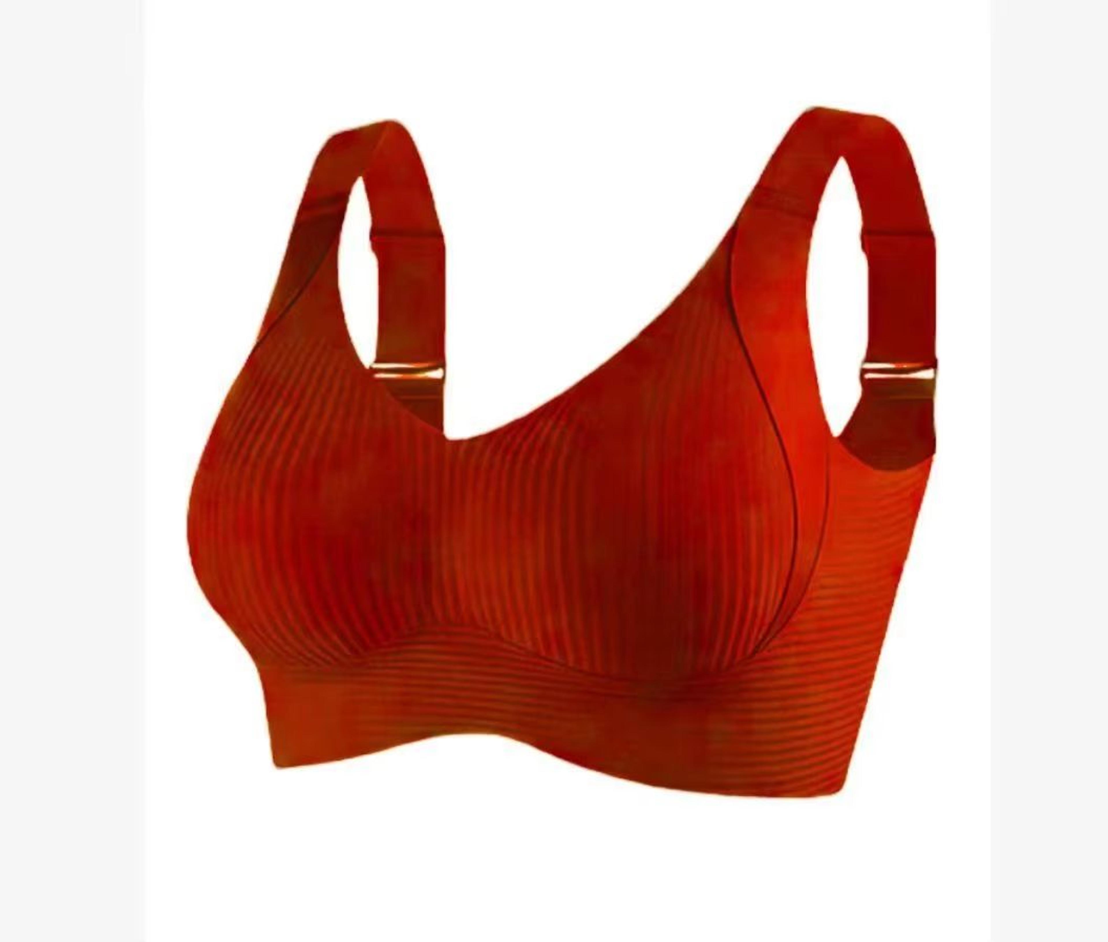 LiftEase Plus Size Wireless Bra Seamless Breathable Anti Sagging Bra With Wide Straps Comfort Suppo 8