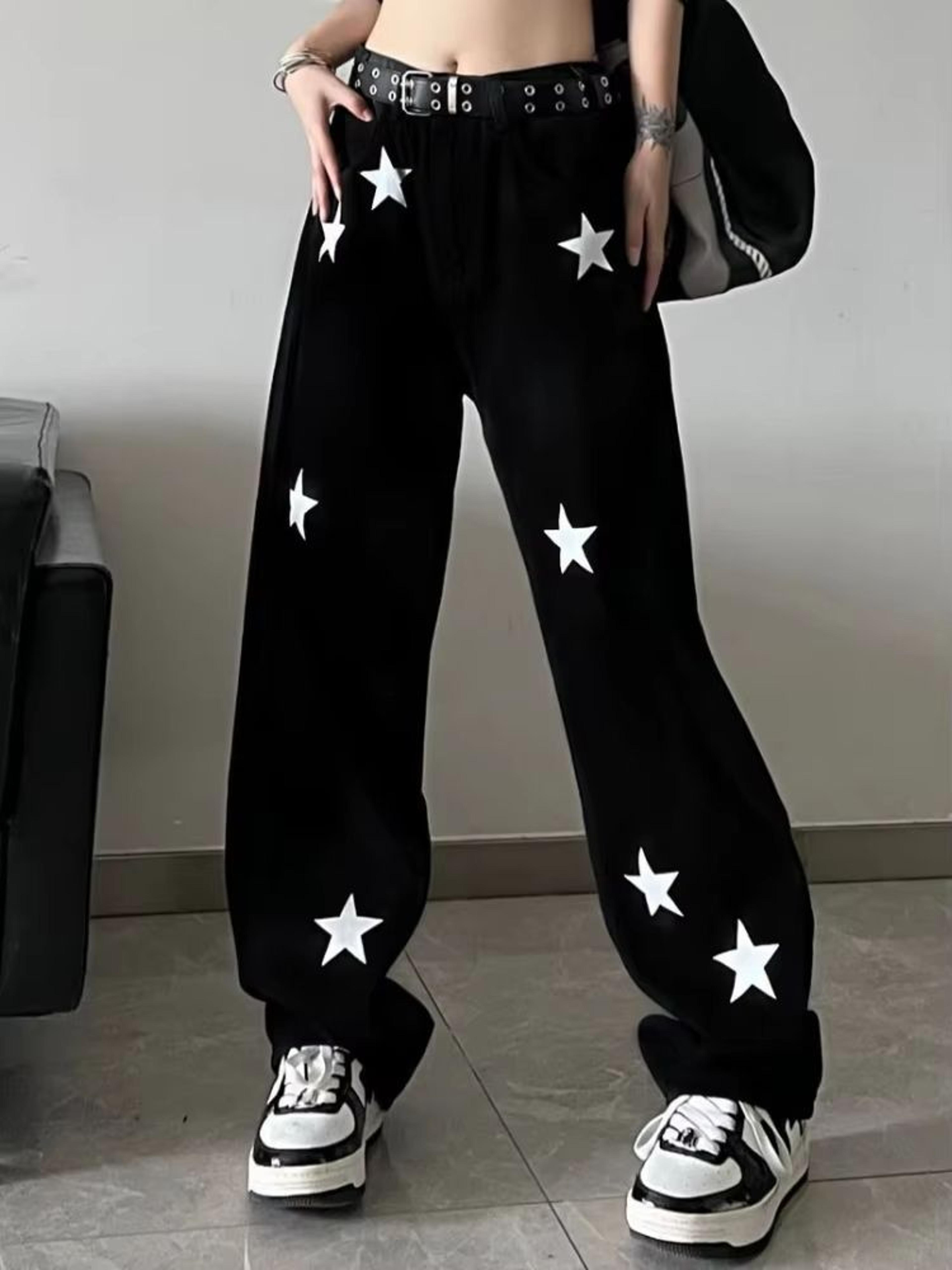 Y2K Wide Leg Baggy Jeans Women High Waisted Harajuku Streetwear Jeans Vintage Y2K Baggy Jeans 0