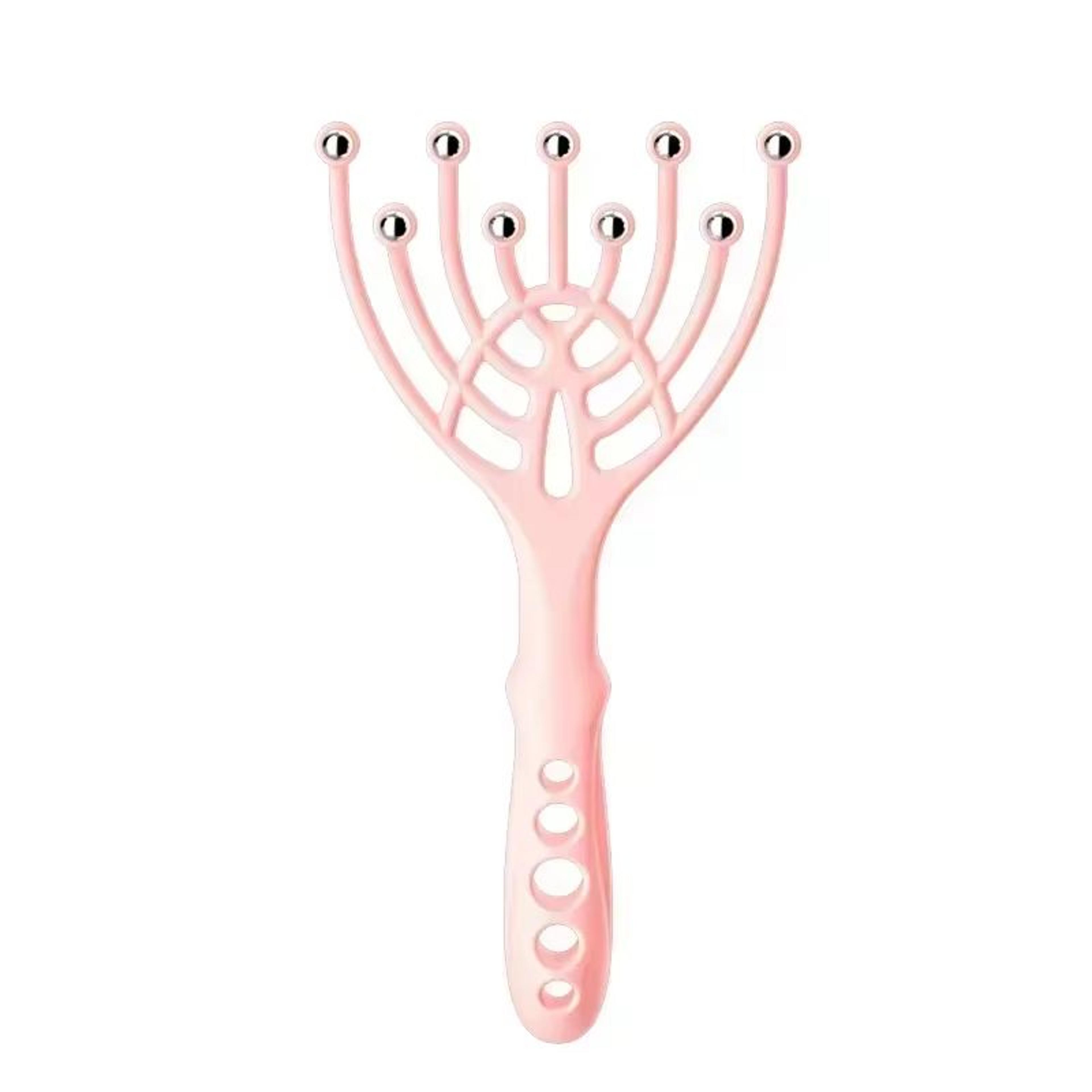 Five Finger Head Massager Steel Ball Scalp Massage Roller For Stress Relief  Hair Care 7