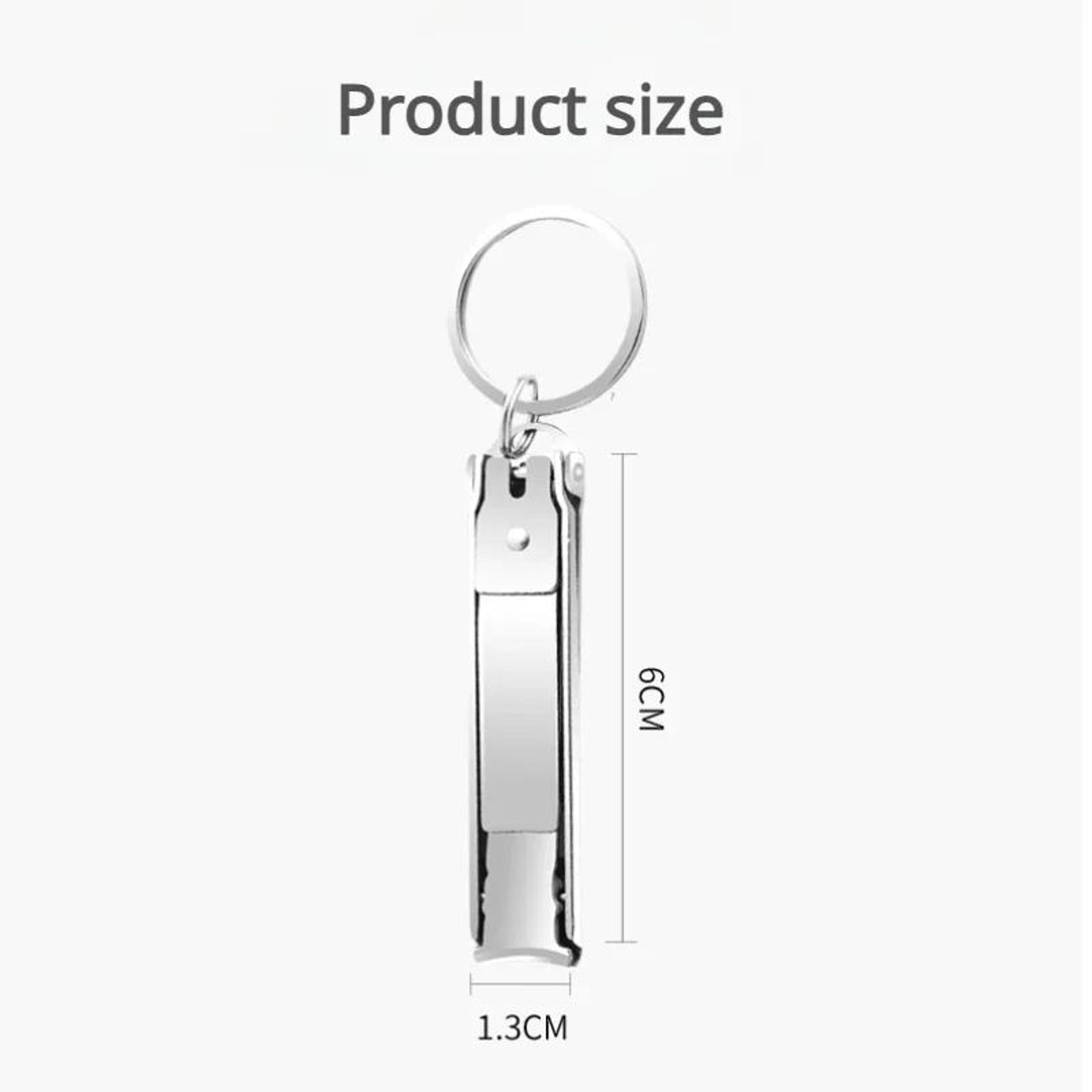 Ultra Thin Foldable Nail Clipper Portable Stainless Steel Travel Nail Cutter For Manicure  Pedicure 4