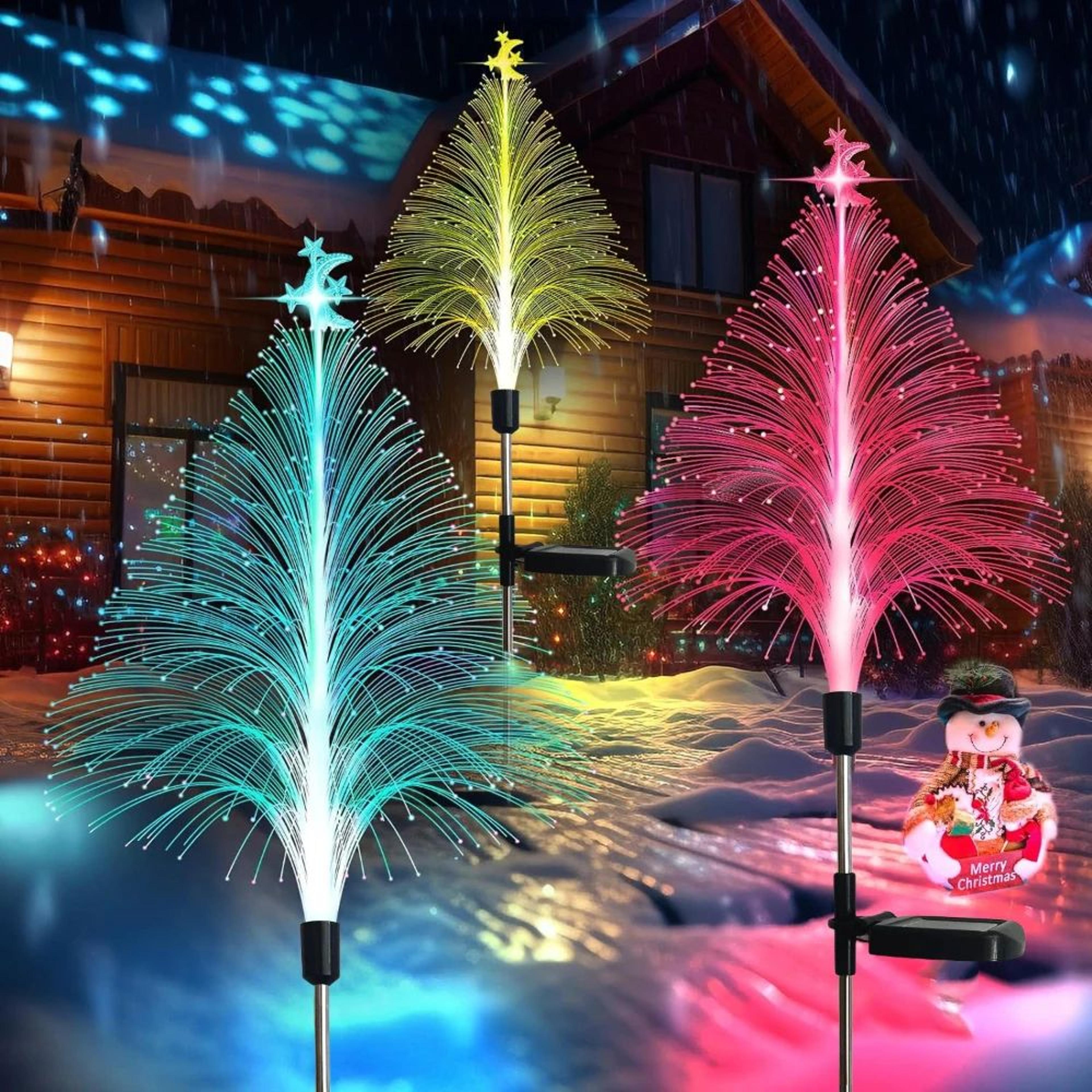 Solar Jellyfish Lights Color Changing Waterproof Garden Pathway Decor 3