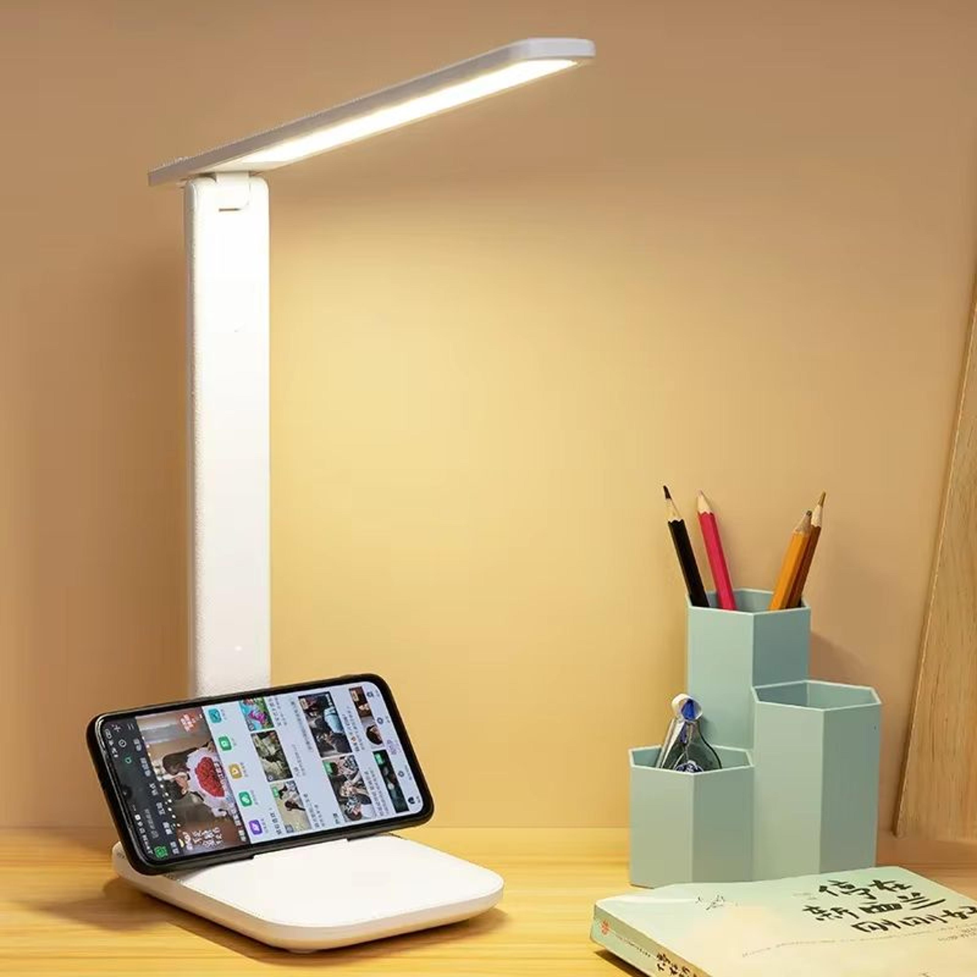 USB Rechargeable Foldable LED Desk Lamp With Touch Dimming Eye Care Light 3
