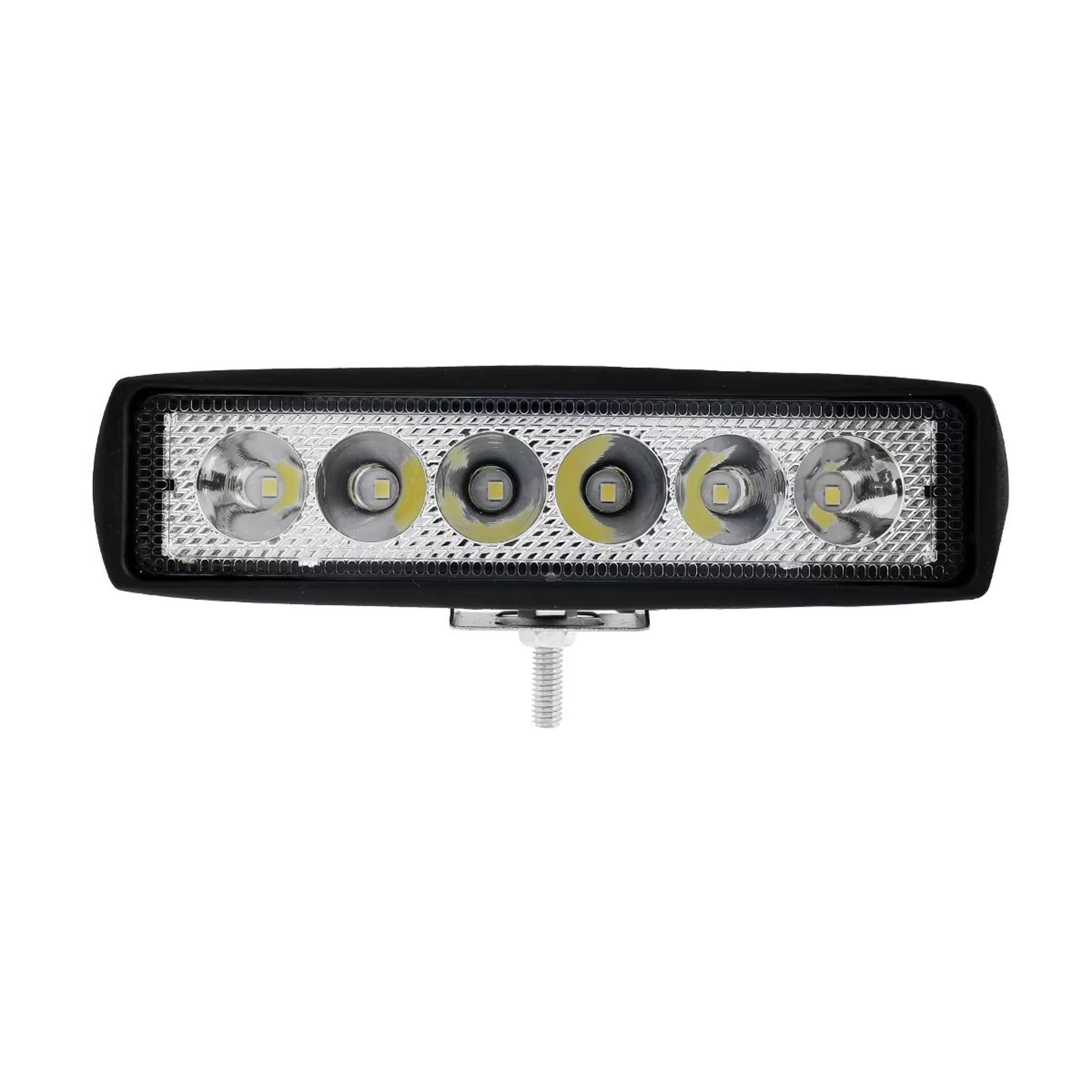 18W Waterproof LED Work Light Bar 6000K Off Road Flood Spot Driving Light 12V 6