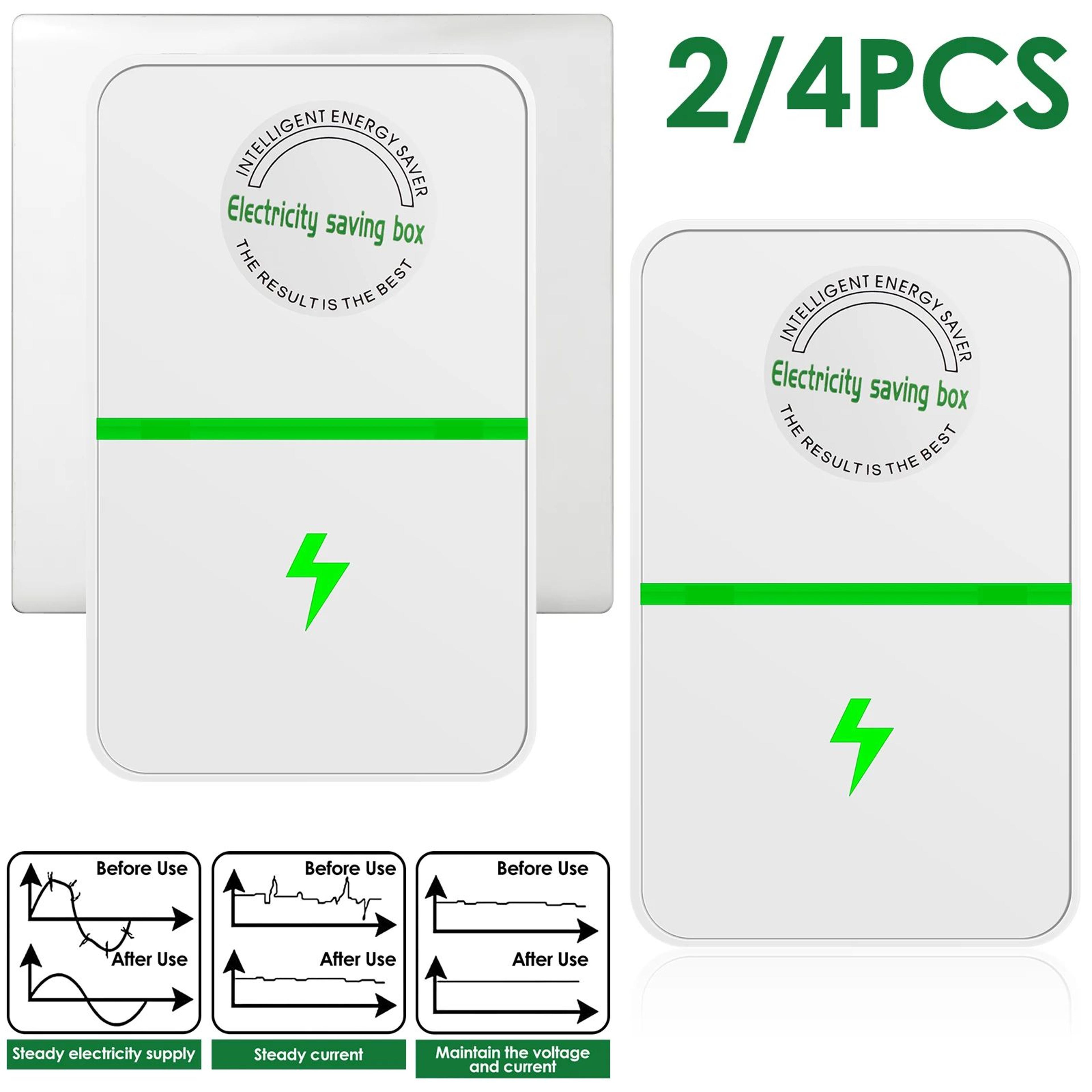 Smart Power Stabilizer Plug Energy Saving Device Voltage Protector Box 90V250V 1