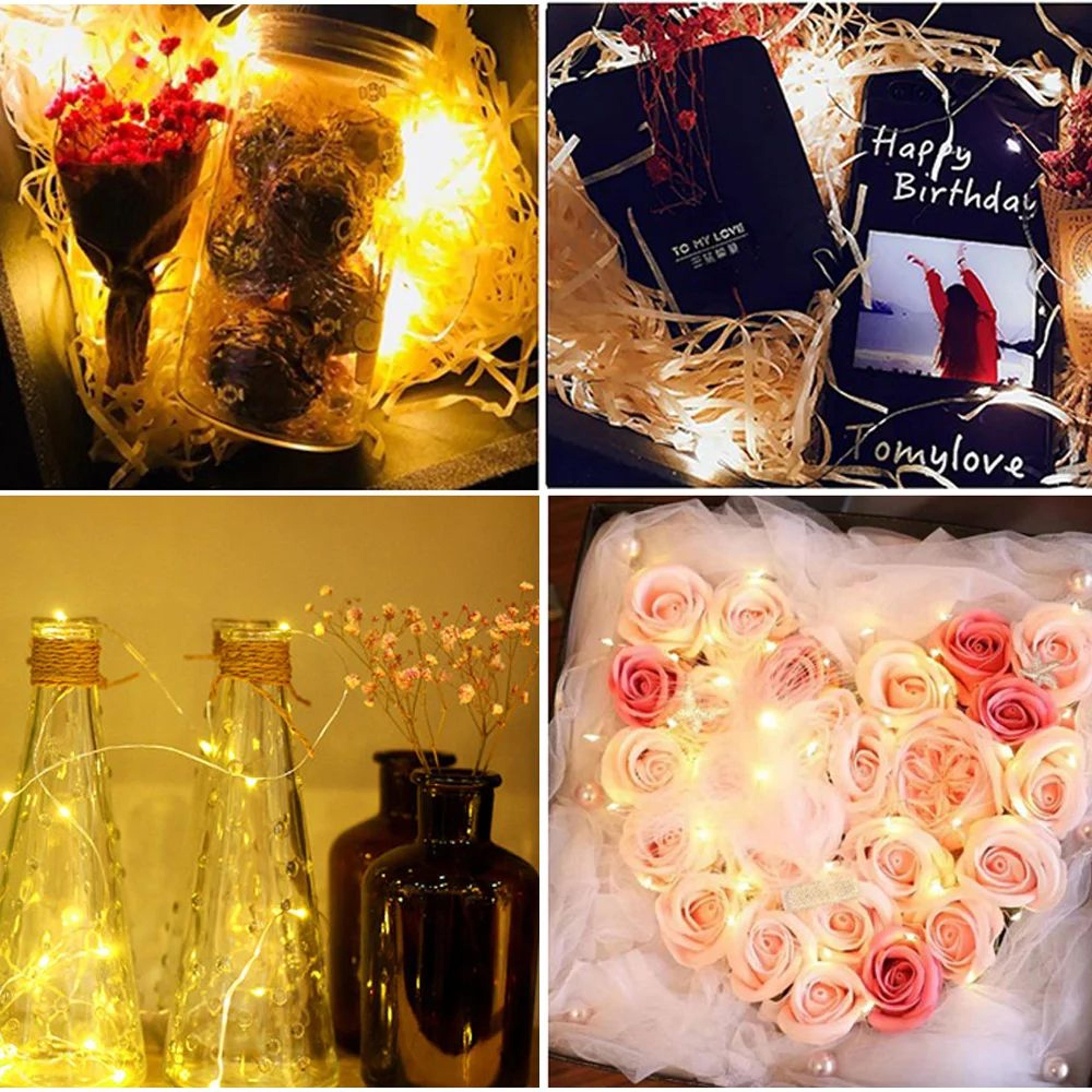 LED Copper Wire Fairy Lights Waterproof Battery Operated String Lights For Decor 4