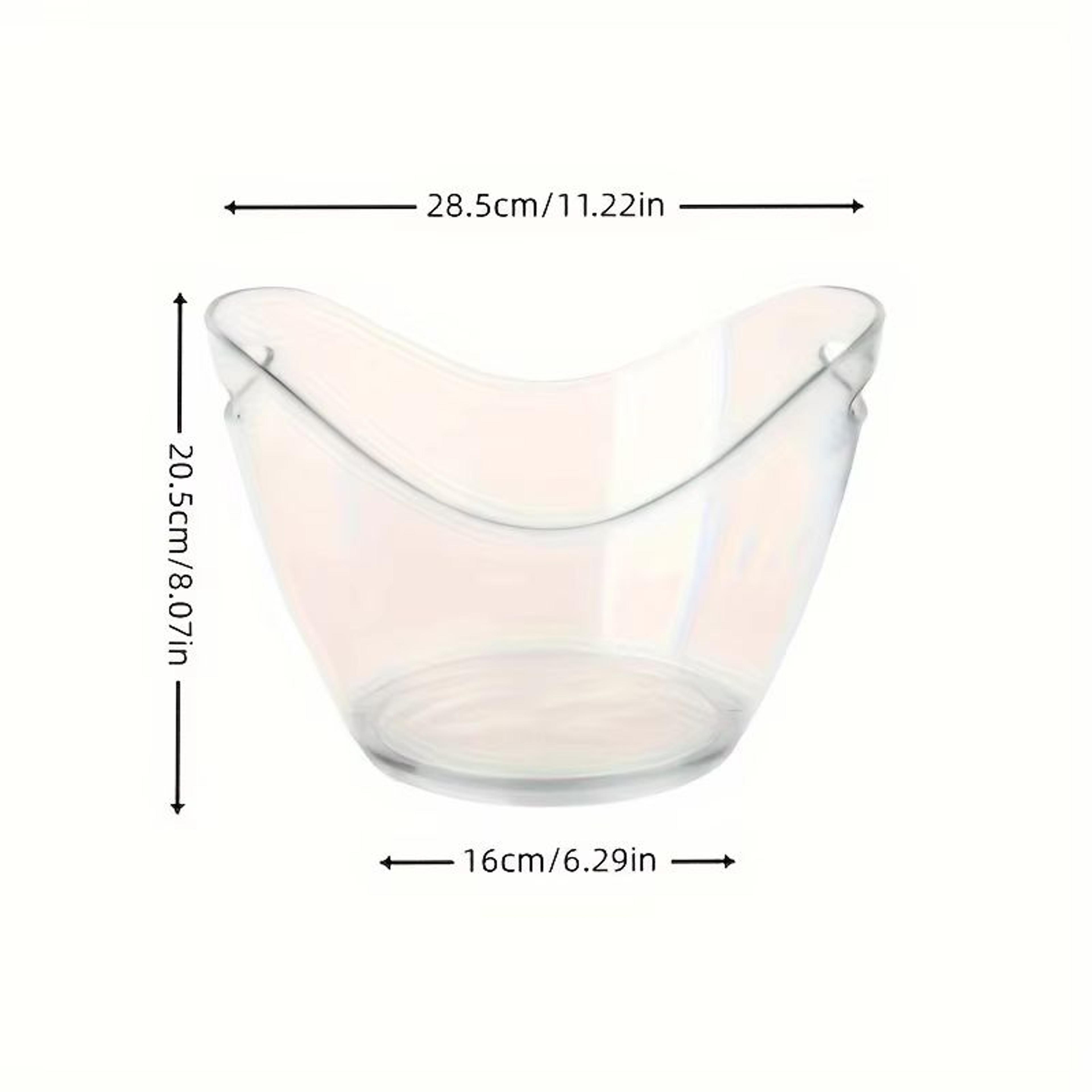 Elegant Transparent Acrylic Ice Bucket Wine And Beverage Cooler For Parties 2