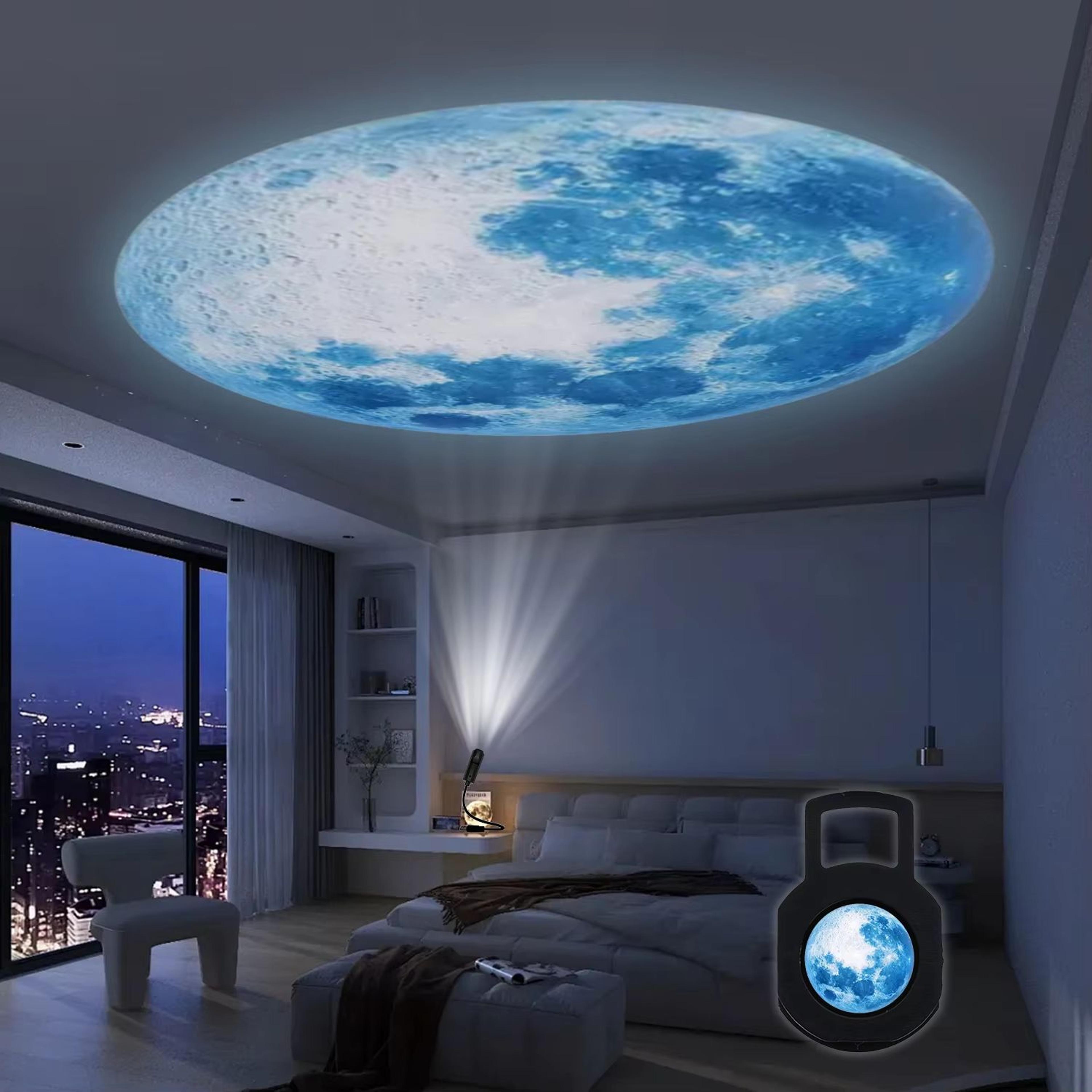 3D Moon Lamp LED Night Light Blue Planet Ambient Table Lamp 0