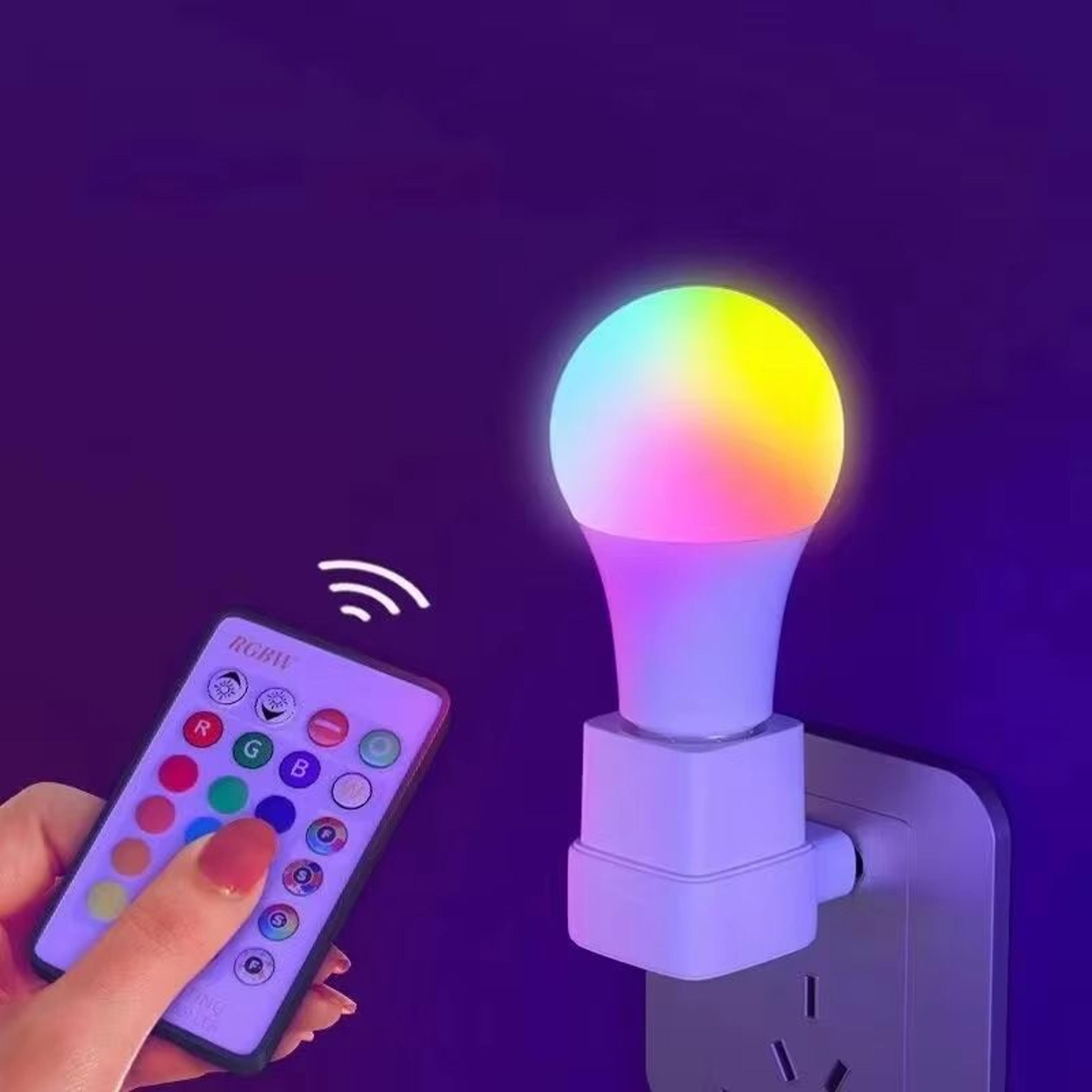 16 Color RGB LED Light Bulb With Remote Control For Mood Lighting And Home Decor 5