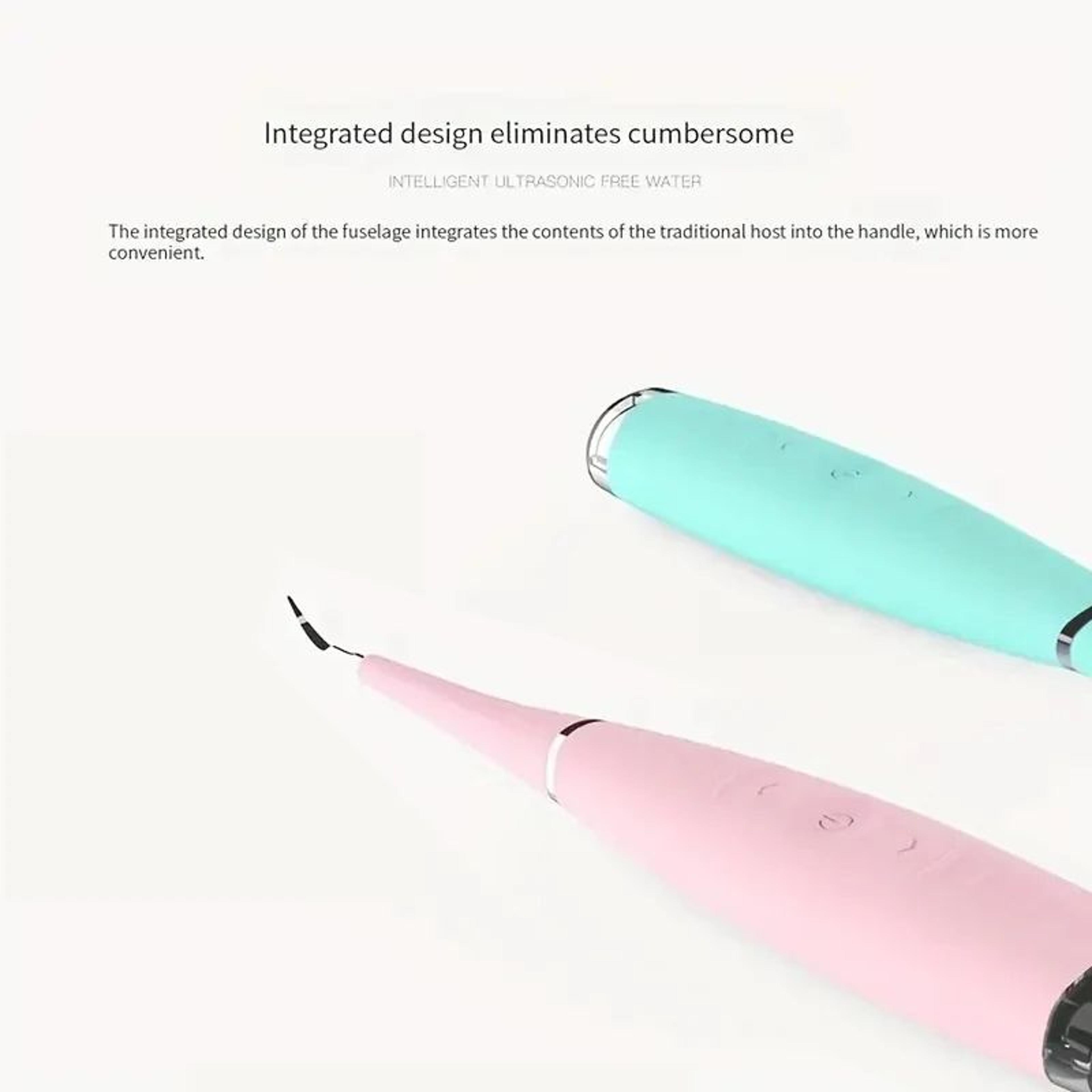 USB Rechargeable Electric Teeth Cleaner Ultrasonic Dental Tartar Remover Precision Plaque Cleaning  1