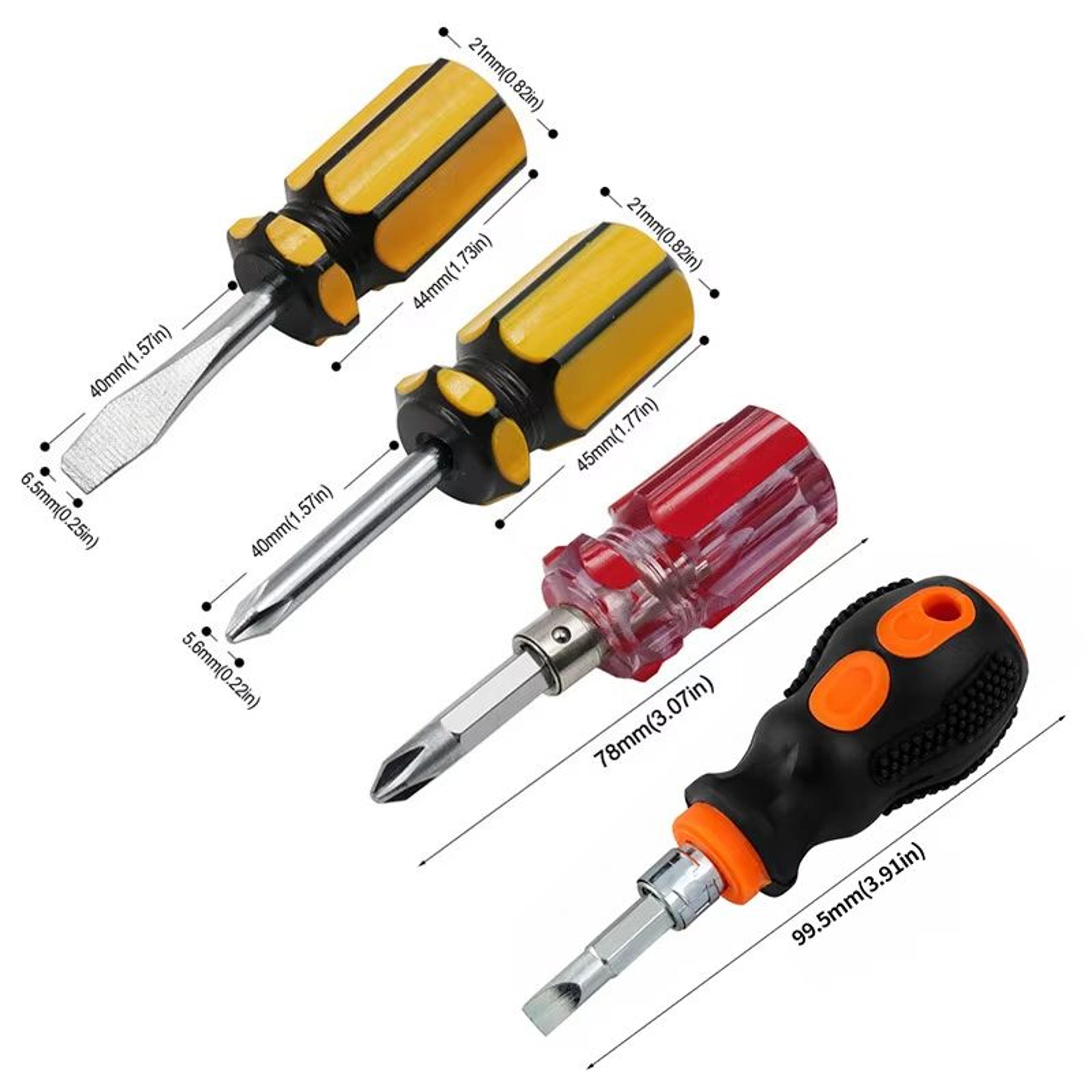 Mini Carrot Precision Screwdriver Portable Transparent Handle Repair Tool 4