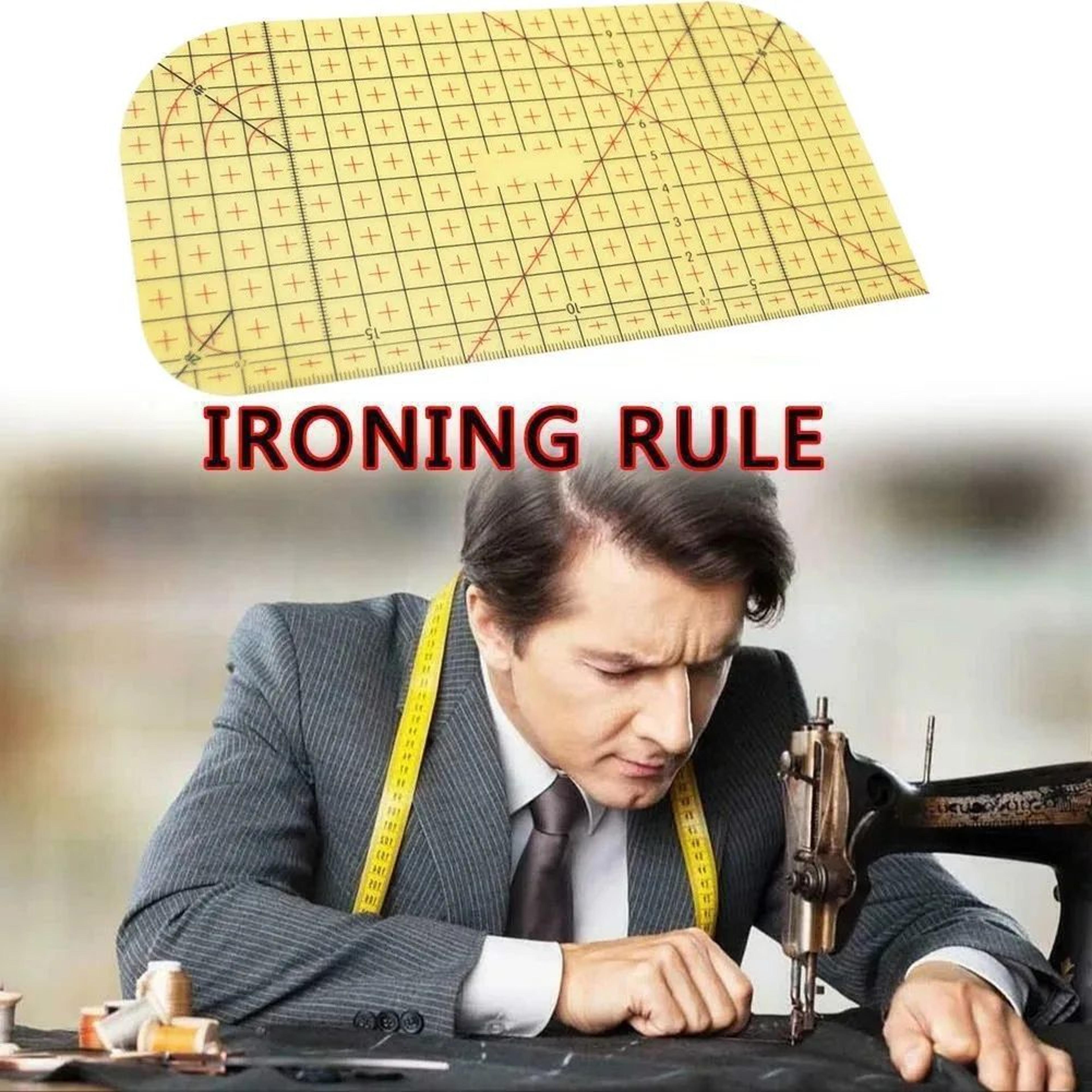 Heat Resistant Hot Ironing Ruler For Sewing Precise Hem Measuring Tool 2