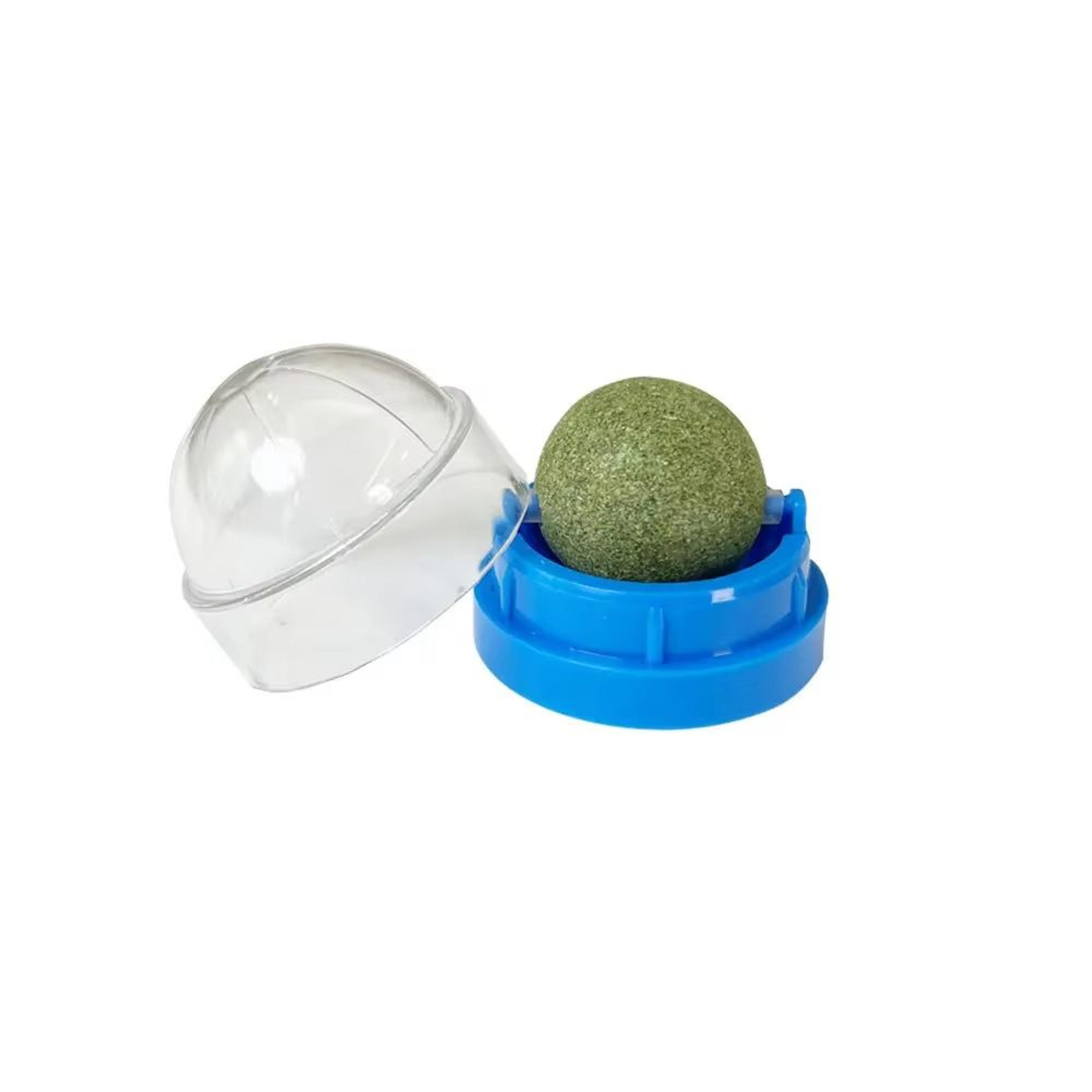 Natural Catnip Wall Ball Toy Self Adhesive Lickable Cat Treat And Interactive Toy 6