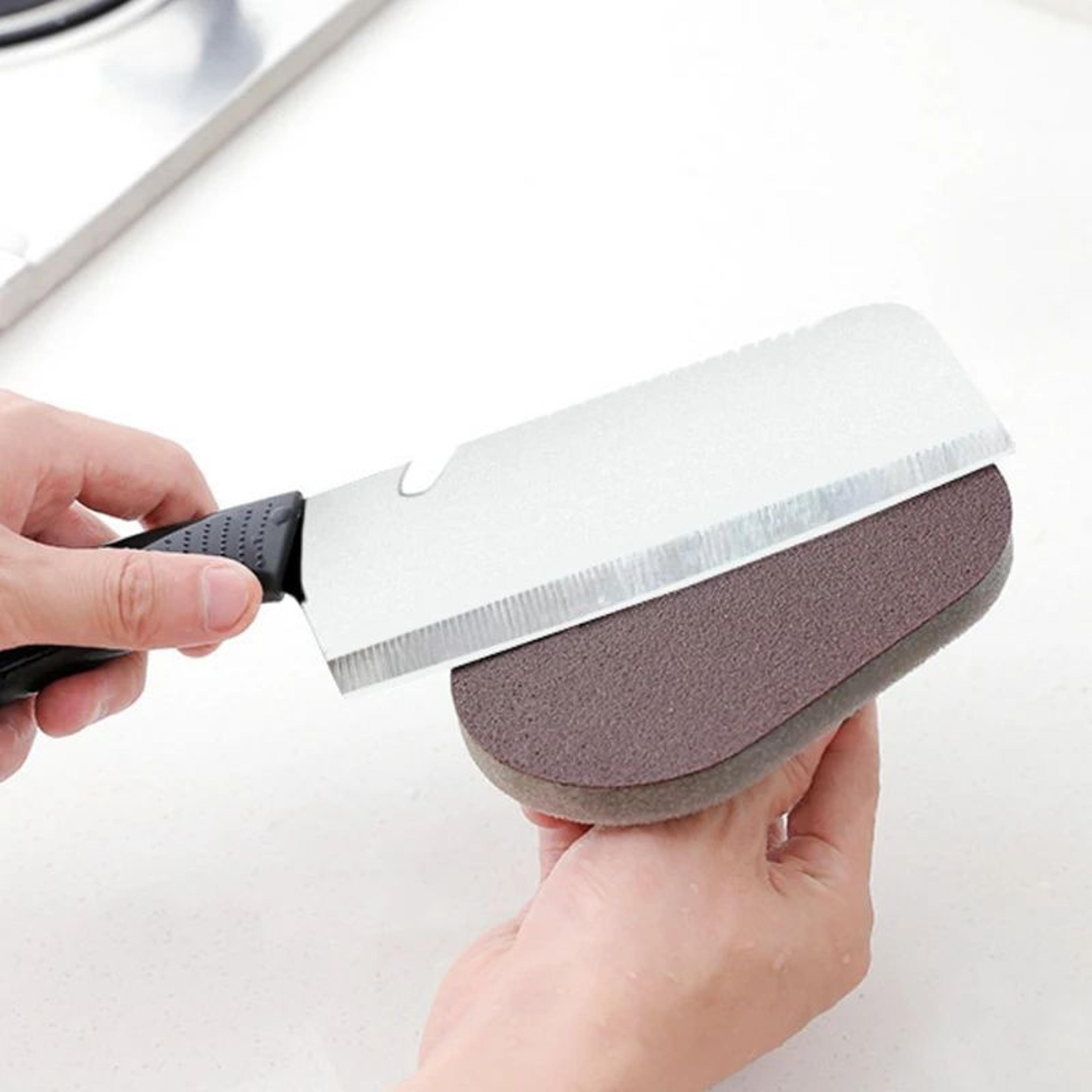 Magic Emery Sponge Brush With Handle For Deep Cleaning And Rust Removal 3