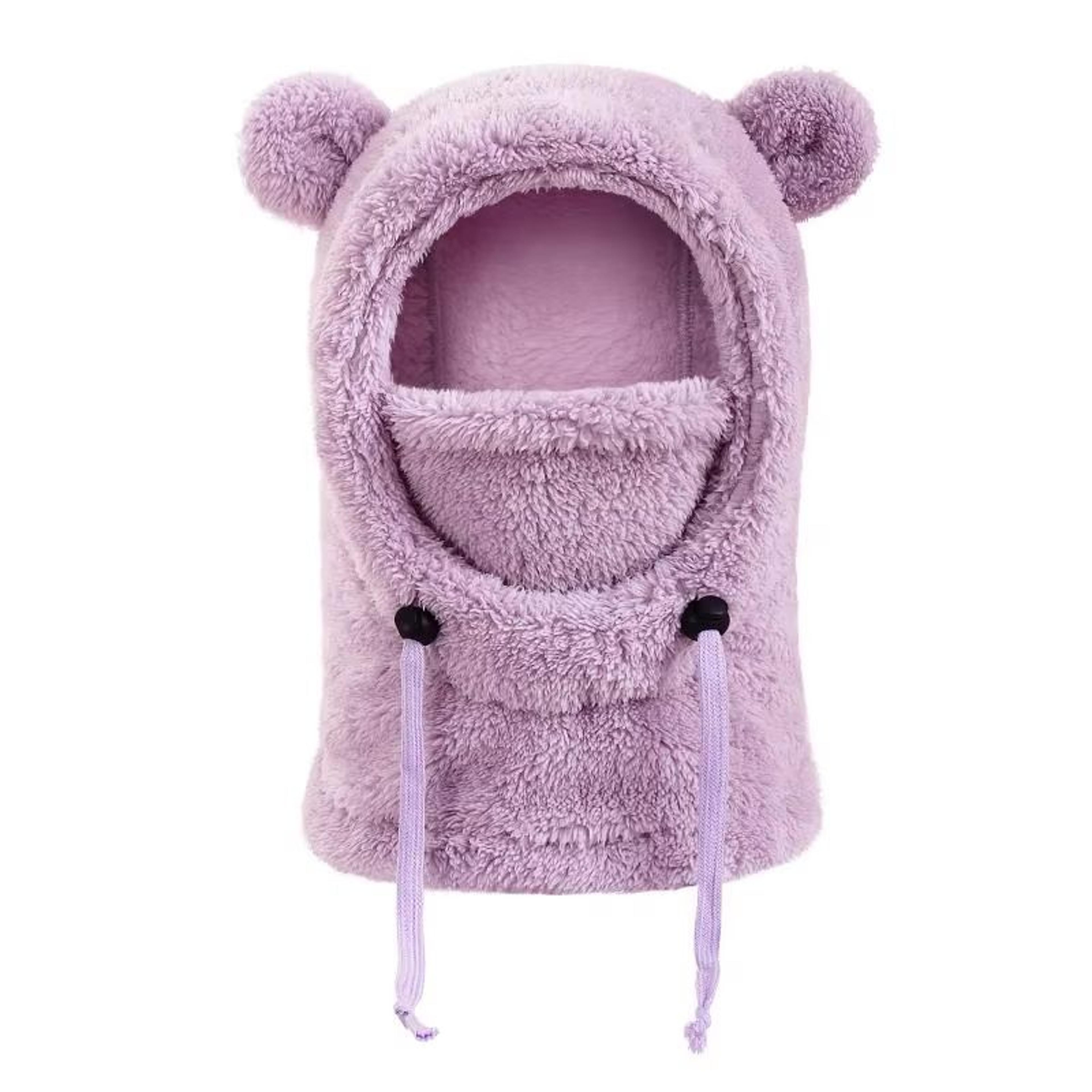 Kids Plush Balaclava Hat With Neck Cover And Full Face Wind Protection 11