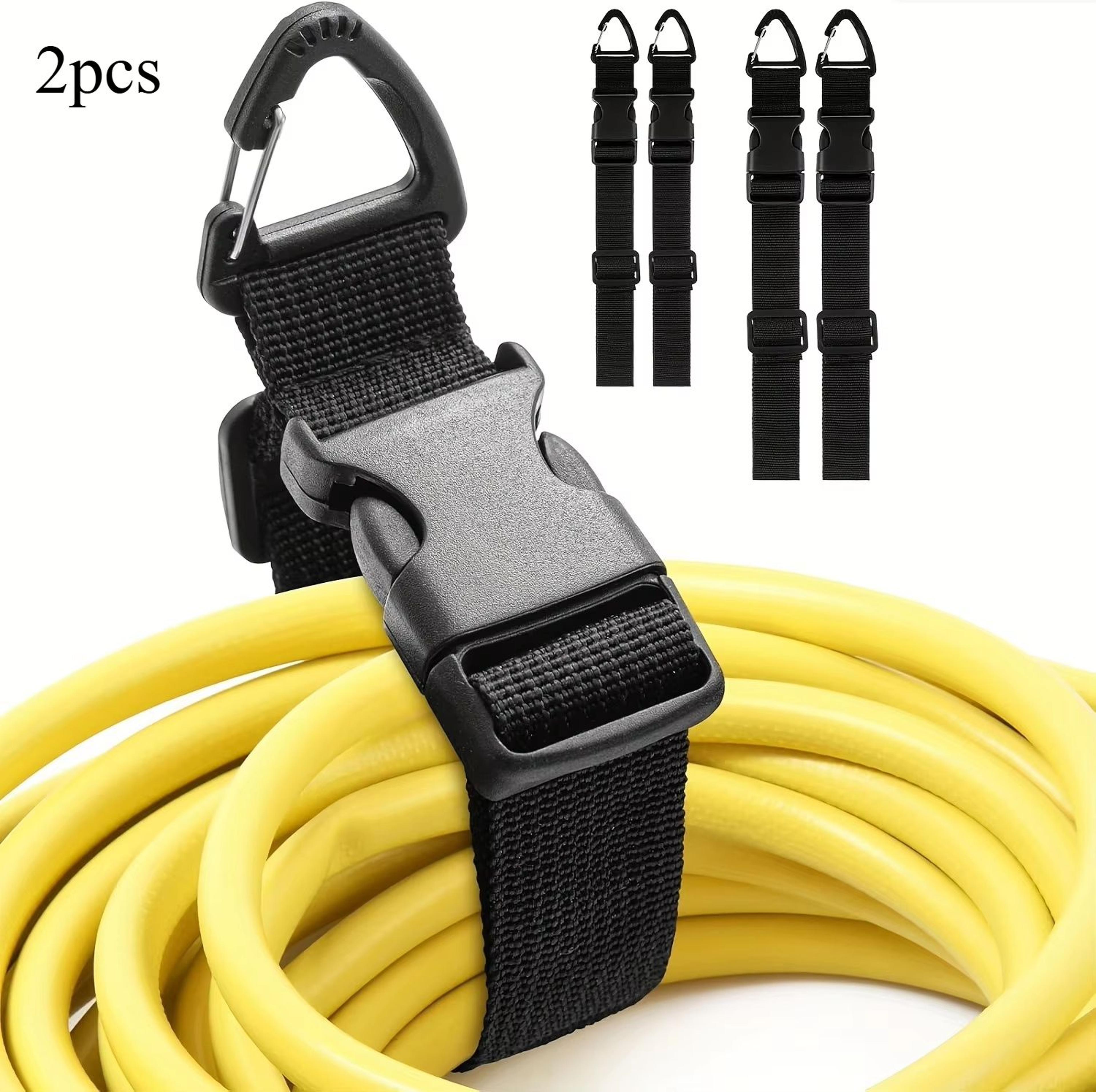 Heavy Duty Adjustable Cord Organizer Strap With 3 Axis Buckle For Garage And Workshop Storage 6
