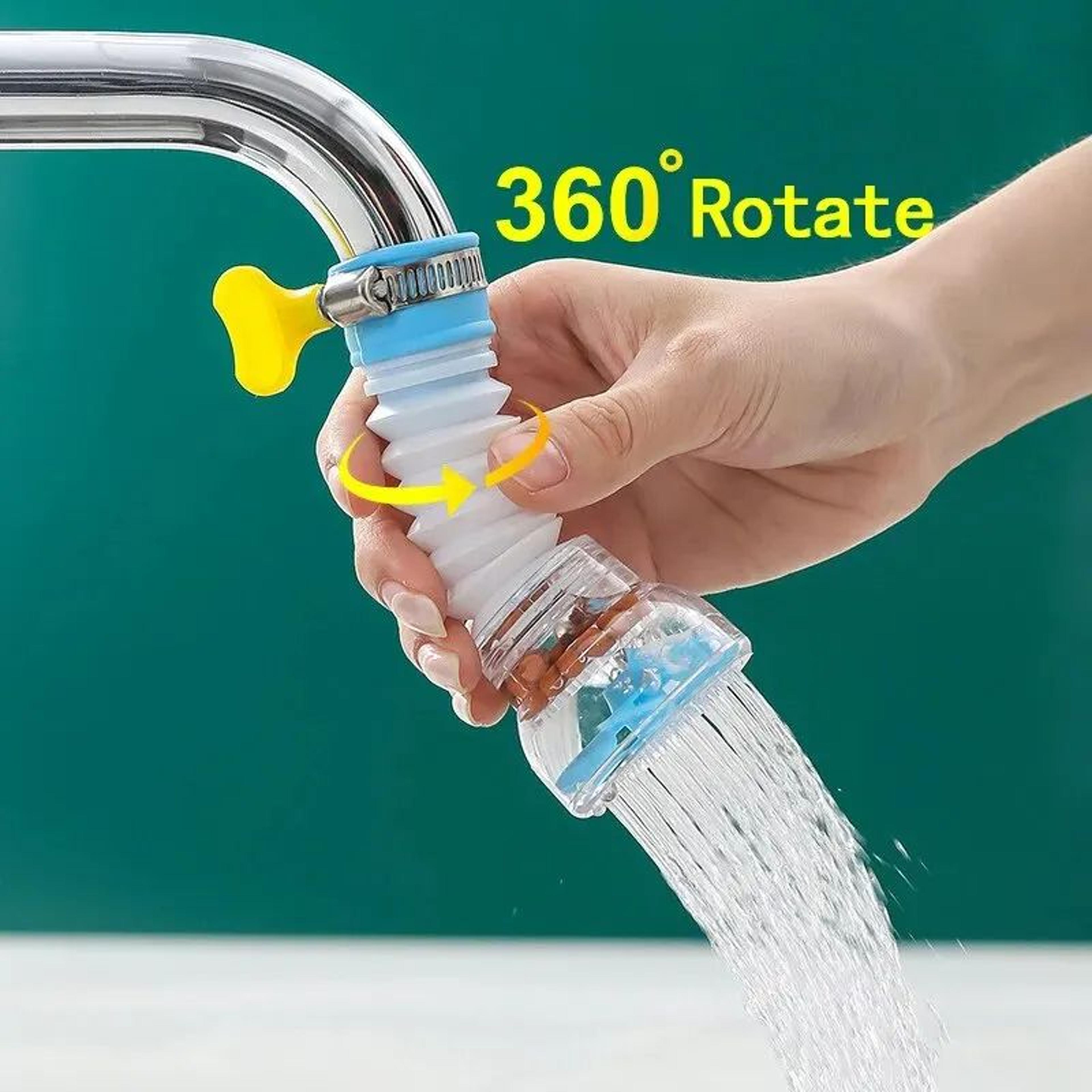 1080 Rotating Faucet Extender With Splash Filter  Adjustable Kitchen Tap Aerator For Flexible Water 3