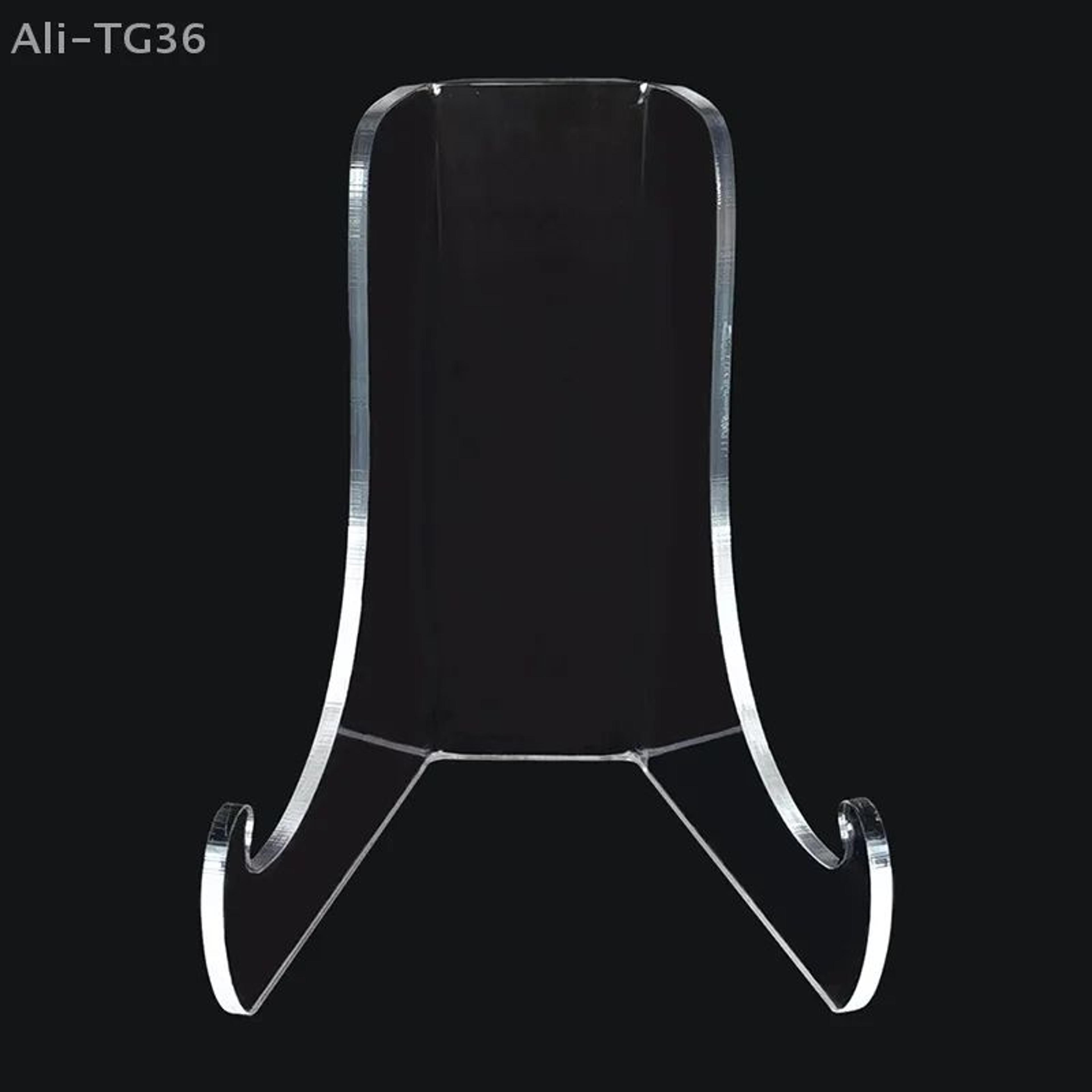 Clear Acrylic Plate Display Stand Multi Purpose Countertop Easel Holder 0