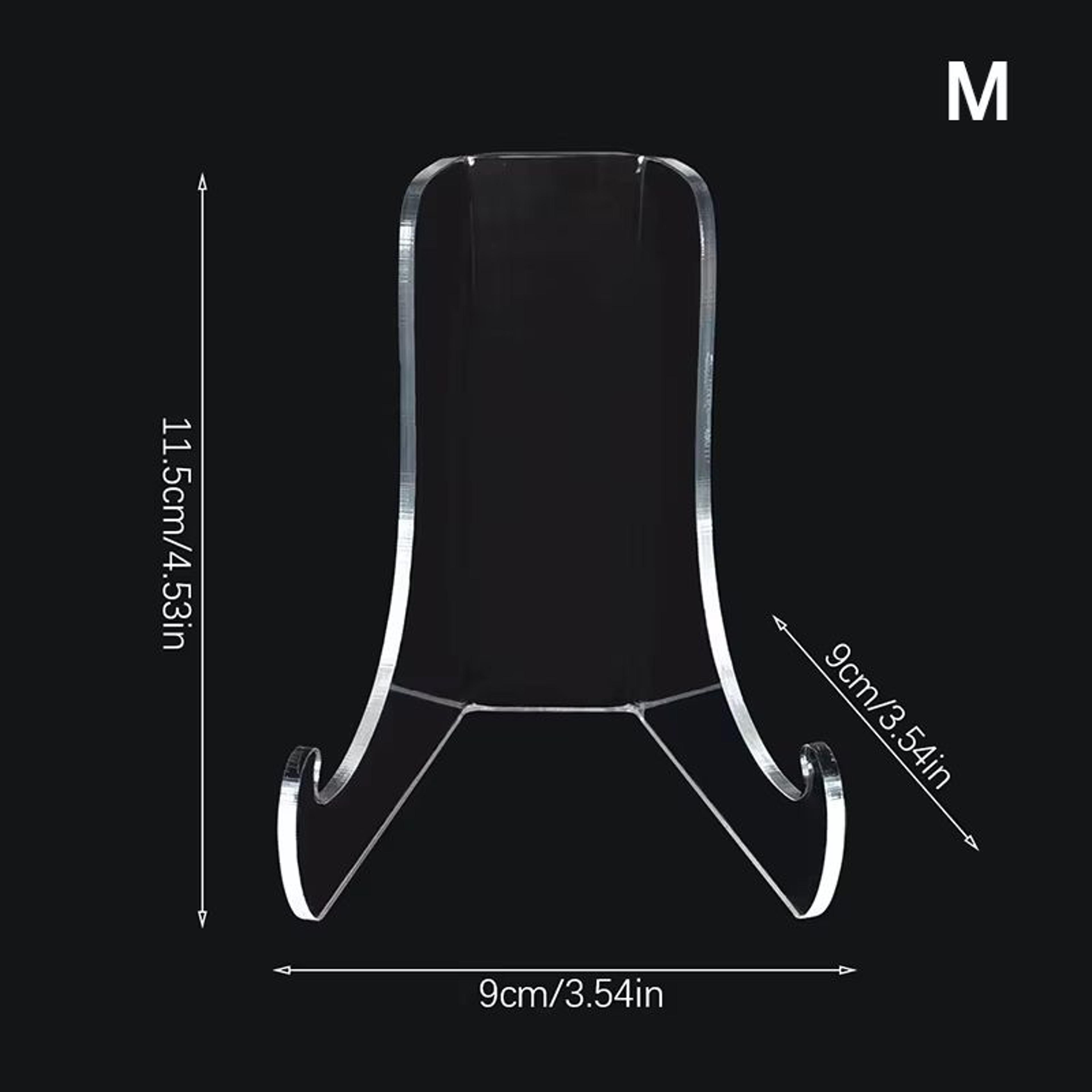 Clear Acrylic Plate Display Stand Multi Purpose Countertop Easel Holder 8