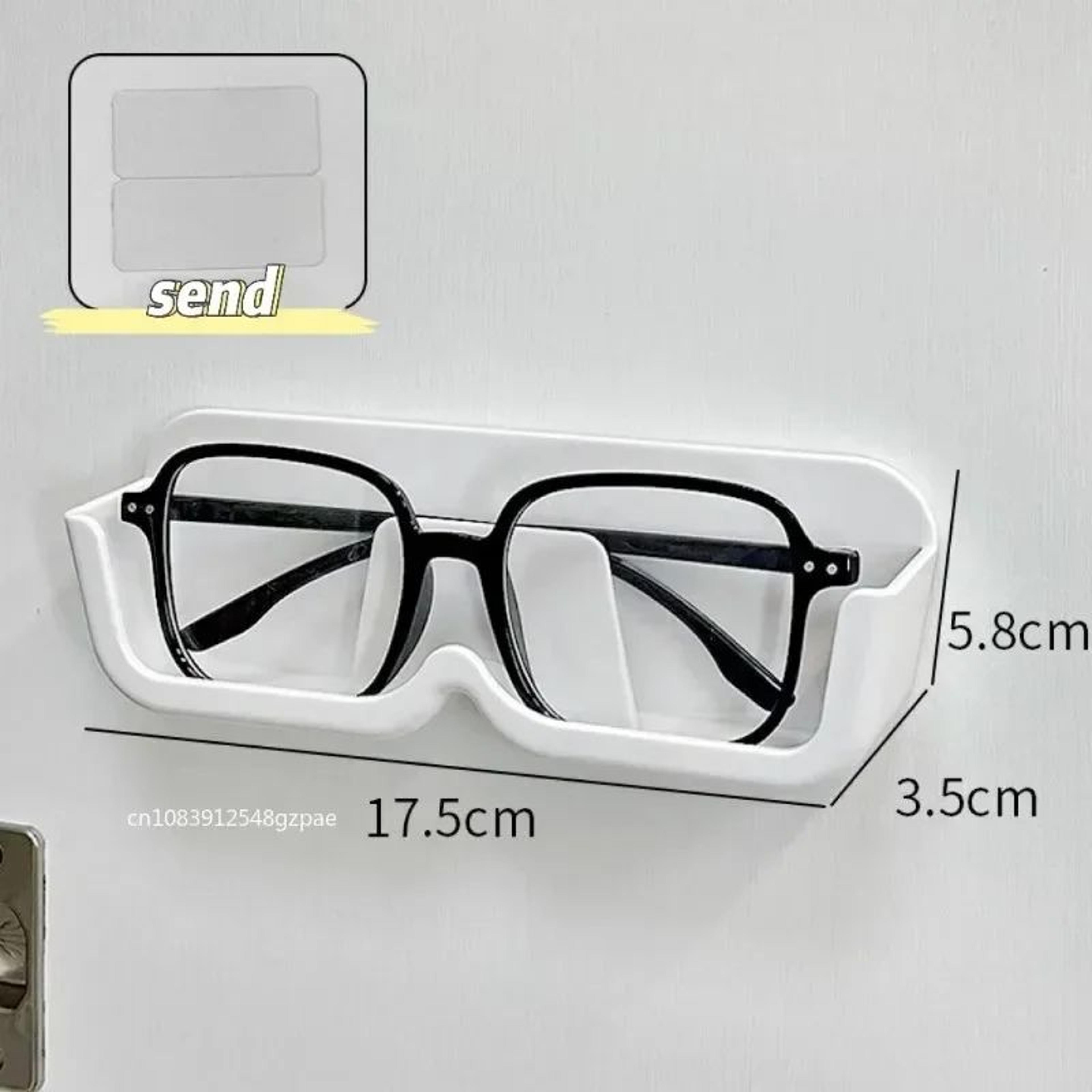 Wall Mounted Sunglasses Organizer Rack No Drill Glasses Storage Shelf Set 5