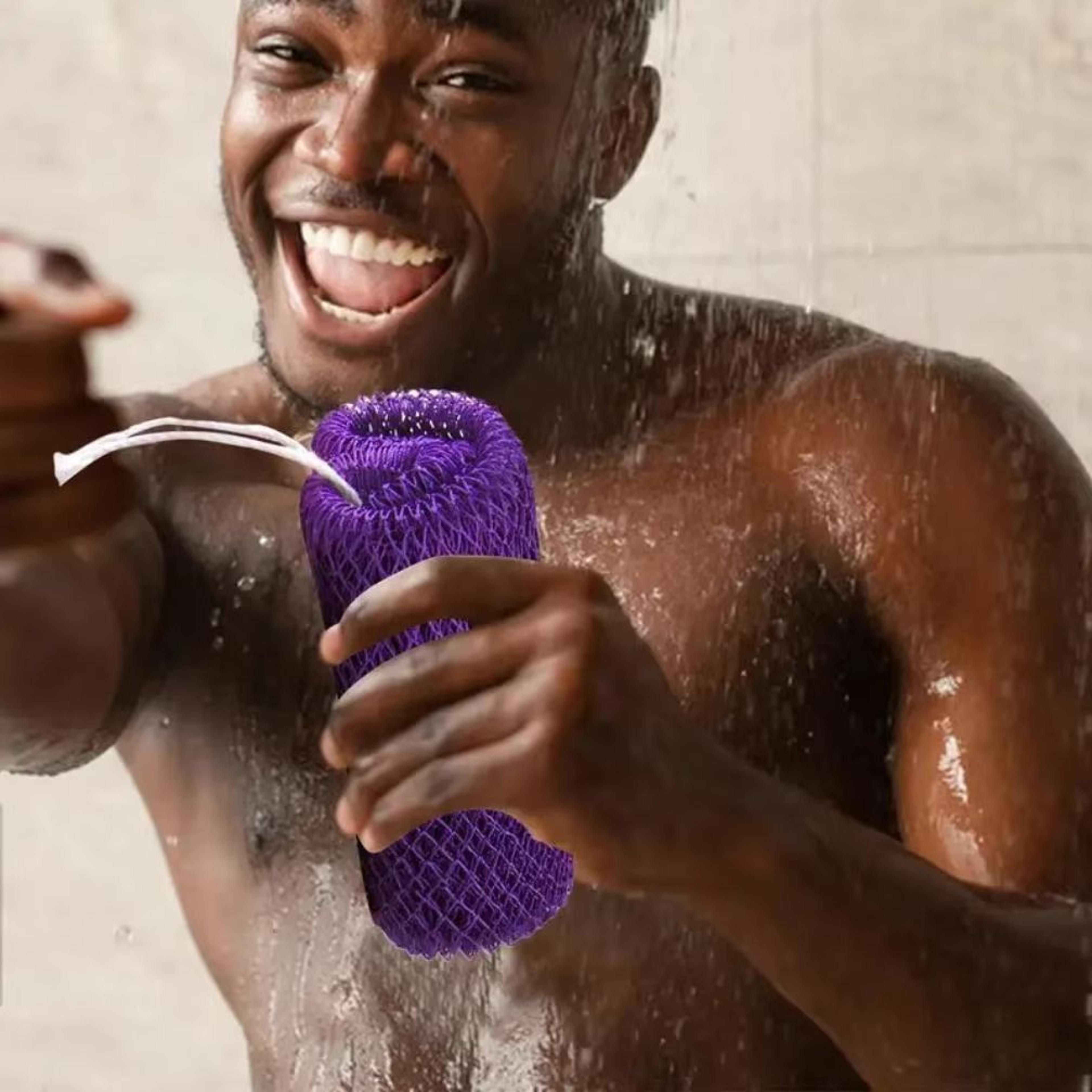 African Net Sponge Exfoliating Bath Mesh Deep Cleansing Body Scrubber 4