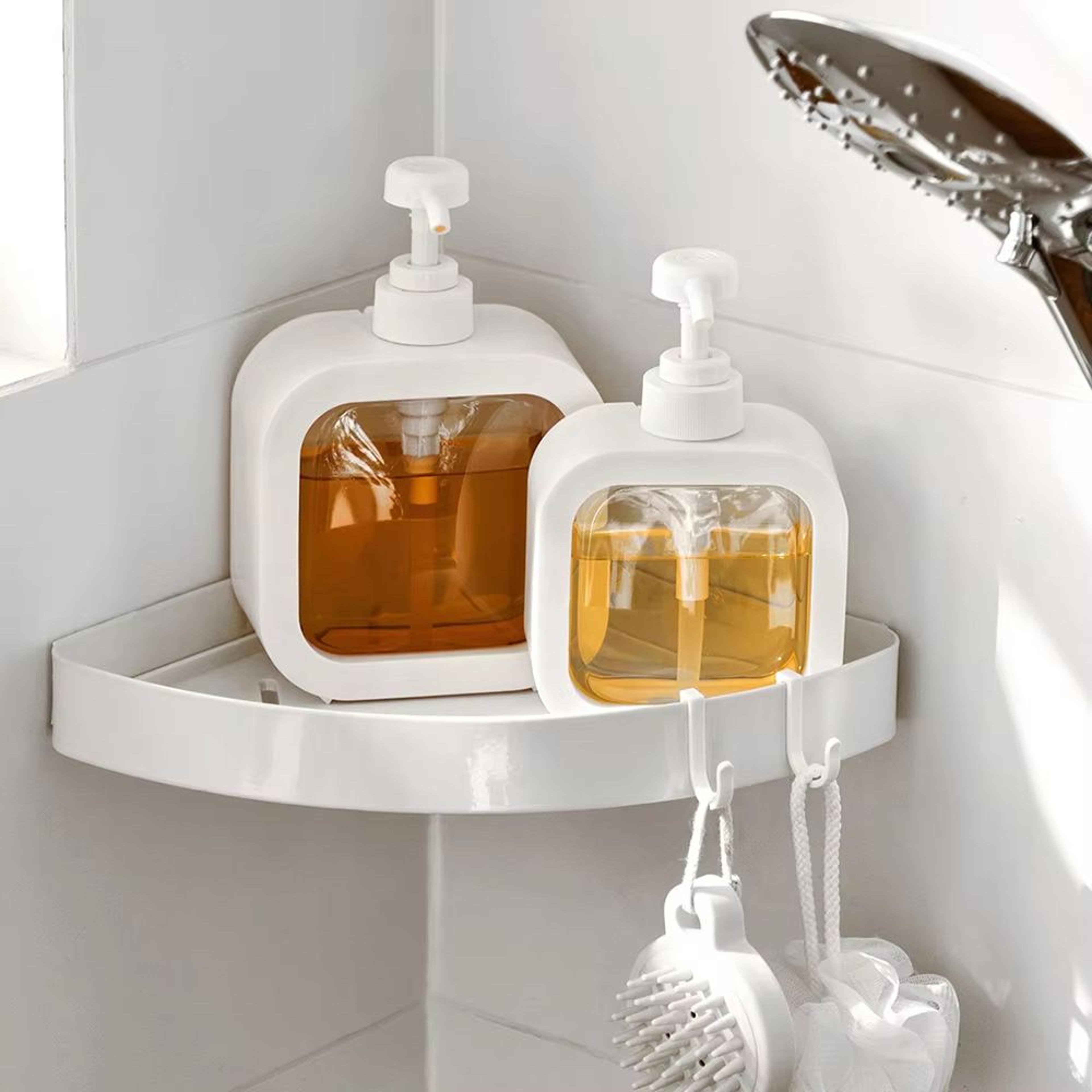 Large Capacity Transparent Soap Dispenser Bottle Leakproof Press Pump Refillable Container 5