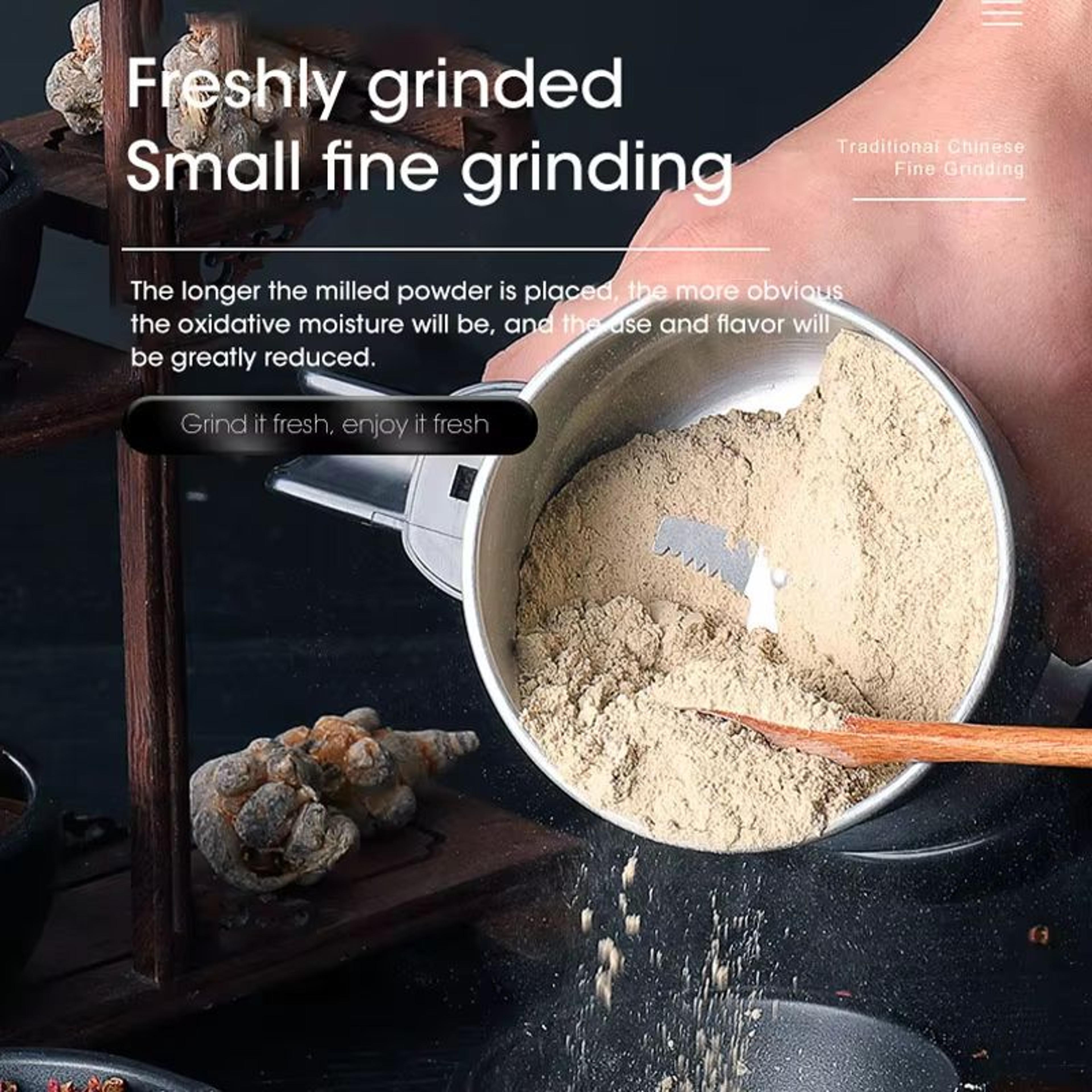 400W Electric Coffee Grinder Multifunctional Stainless Steel Spice And Grain Grinder 2