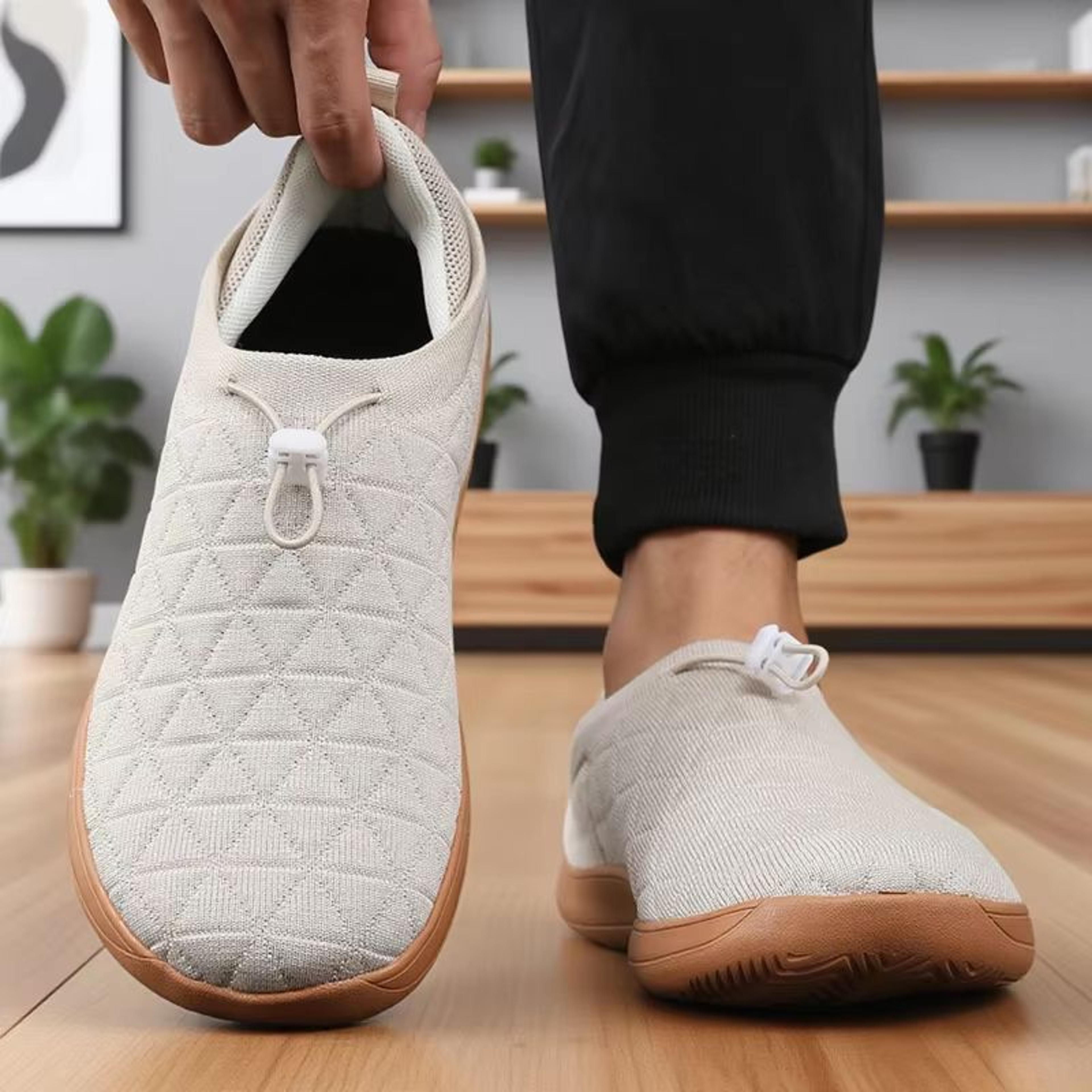 Wide Toe Box Barefoot Sneakers For Men Breathable Zero Drop Minimalist Running Shoes 9
