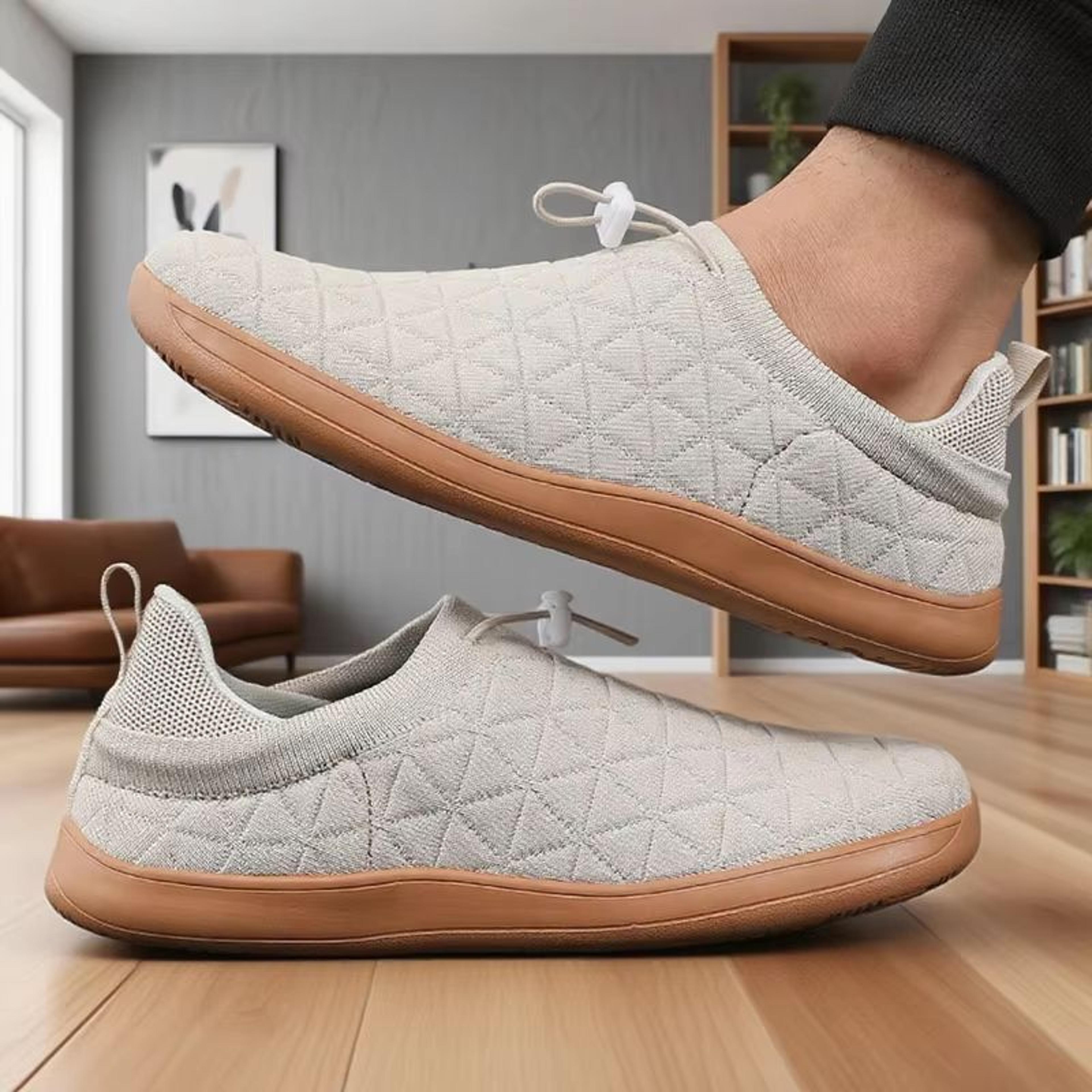 Wide Toe Box Barefoot Sneakers For Men Breathable Zero Drop Minimalist Running Shoes 1