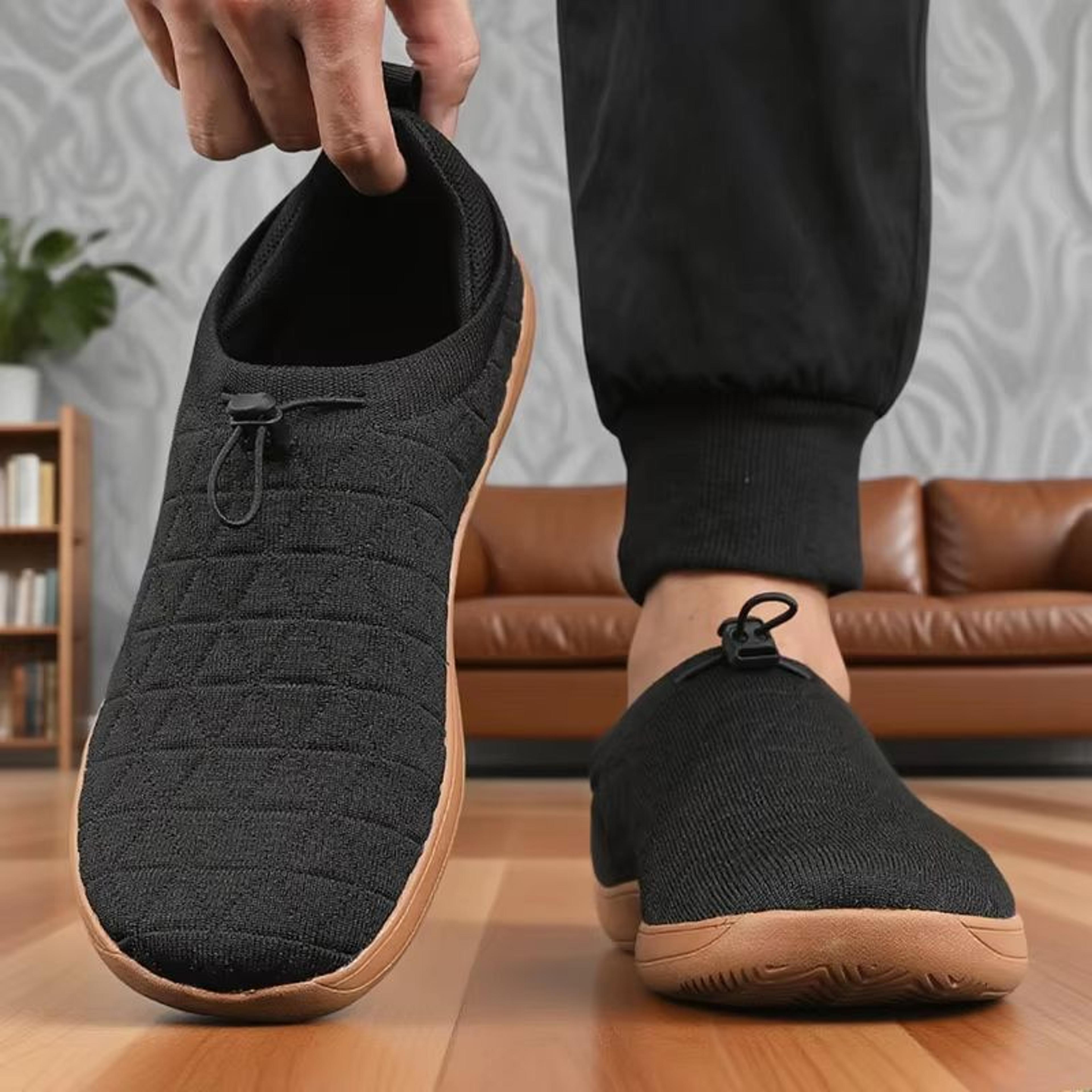 Wide Toe Box Barefoot Sneakers For Men Breathable Zero Drop Minimalist Running Shoes 6