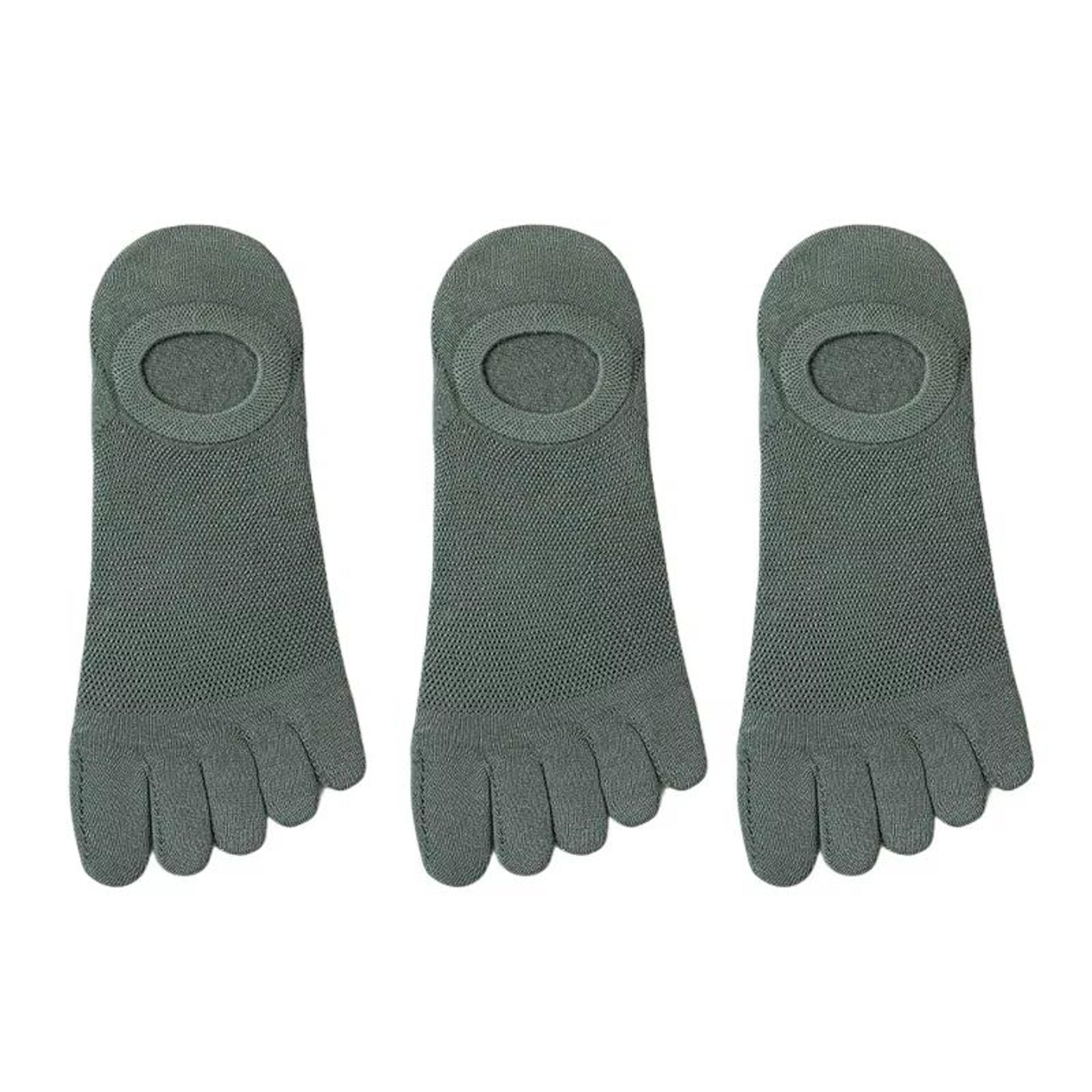 Mens Five Toe Socks Breathable Sweat Absorbing Odor Resistant Finger Socks Set 14