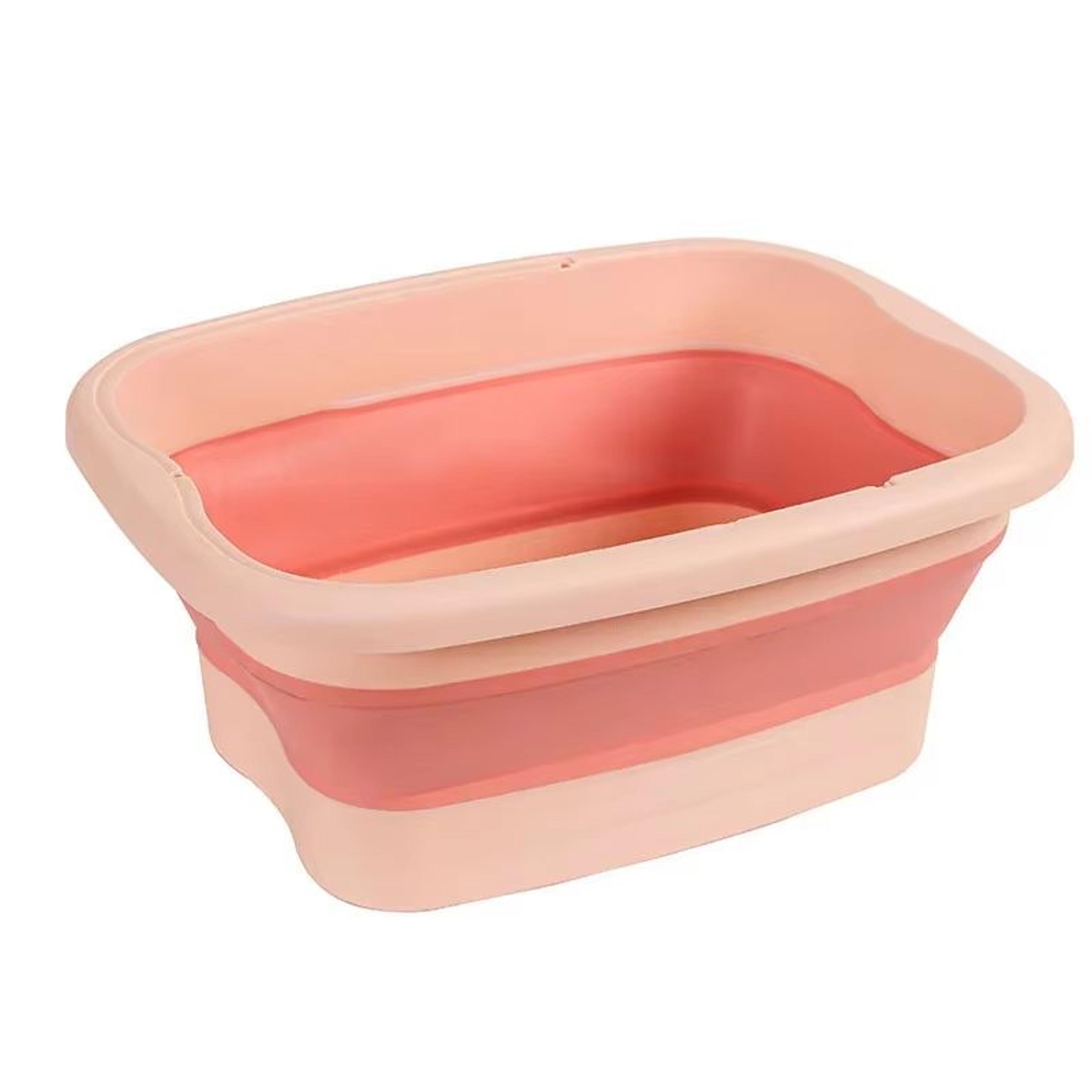 Foldable Foot Bath Bucket Portable Massage Soaking Basin Collapsible Spa Foot Tub 9