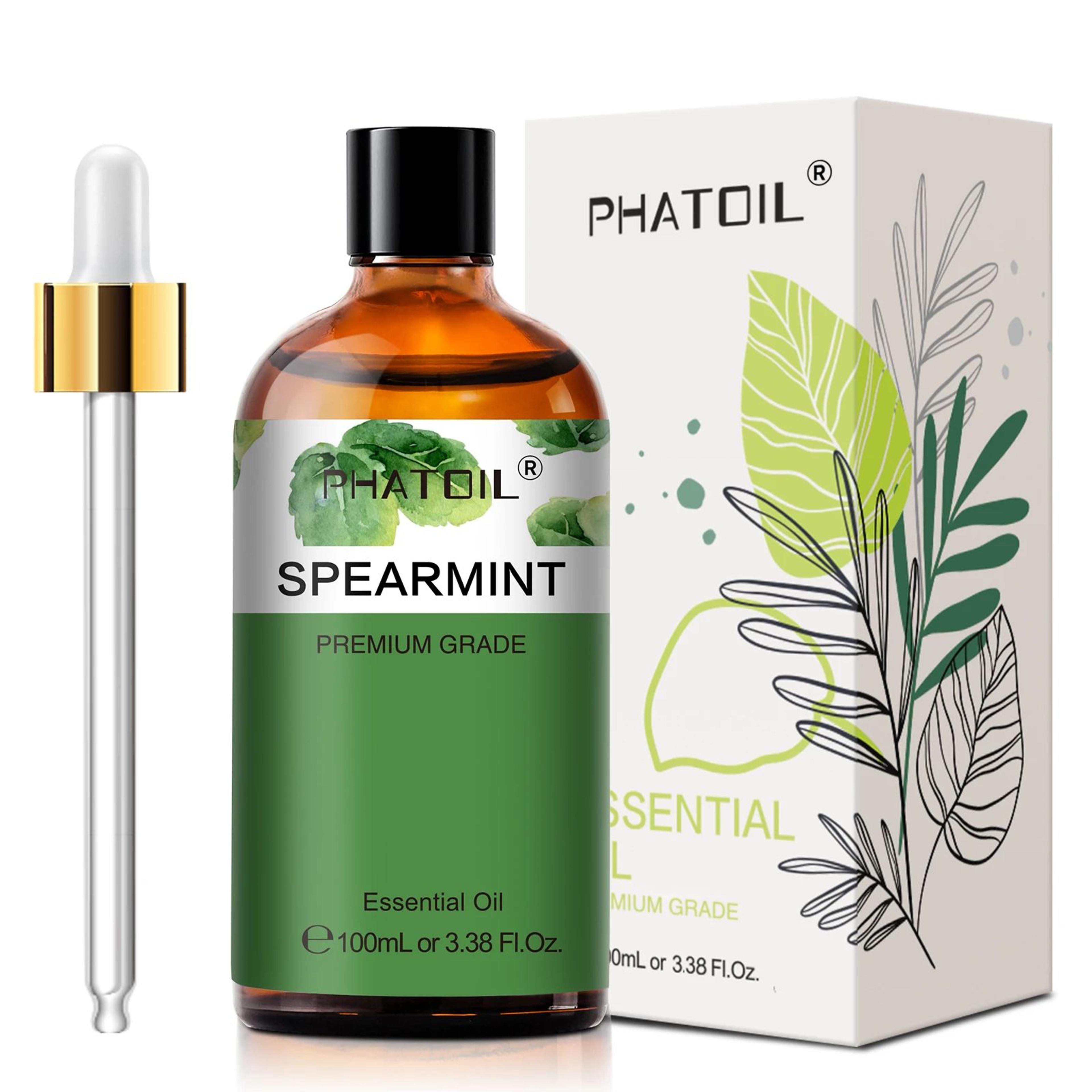 PHATOIL 100ml Essential Oil Set  Eucalyptus Lavender Vanilla Jasmine Lemon  Bergamot For Aromathera 12