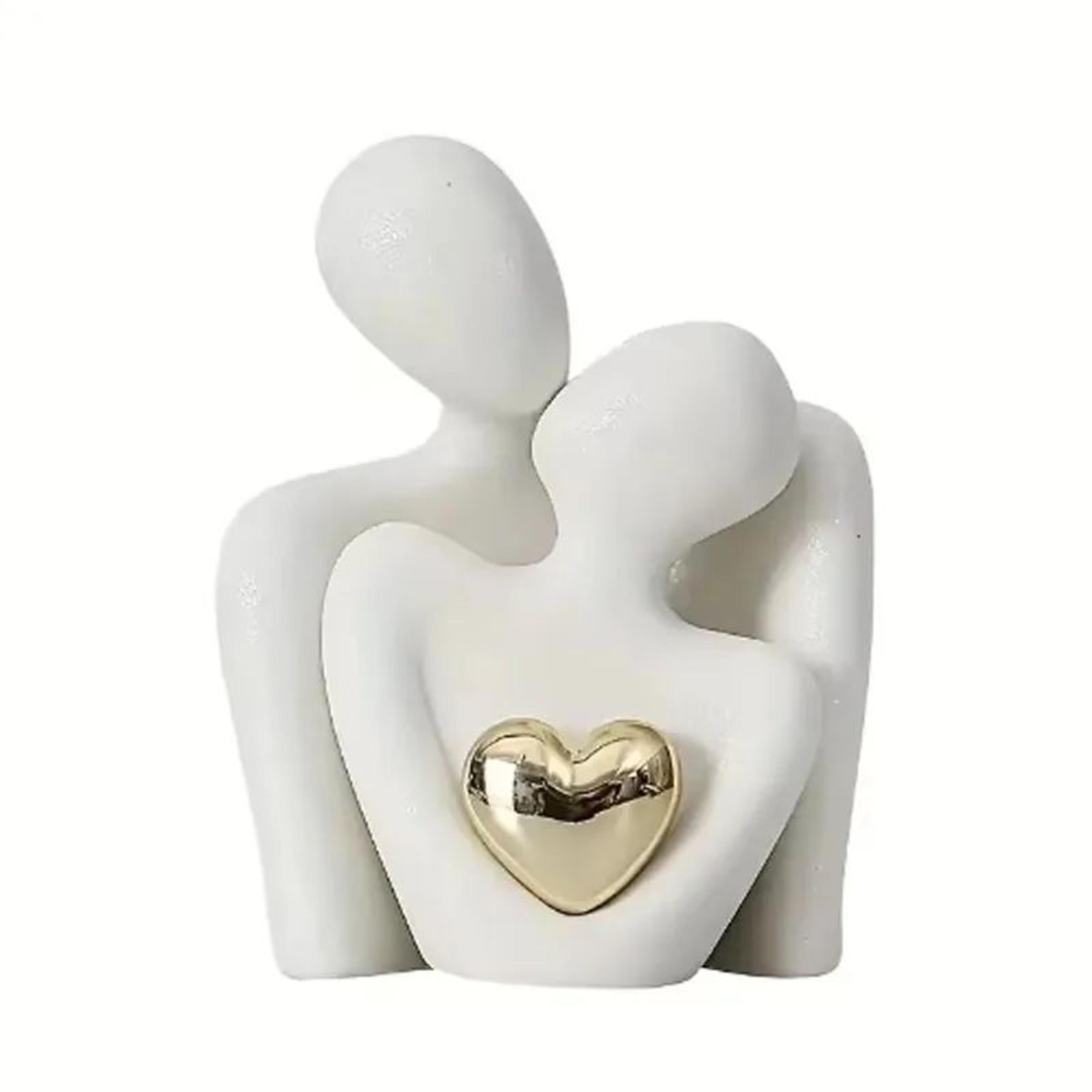 Romantic Love Embrace Couple Statue  Couple Statue Decor Minimalist Bedroom Ornament 2