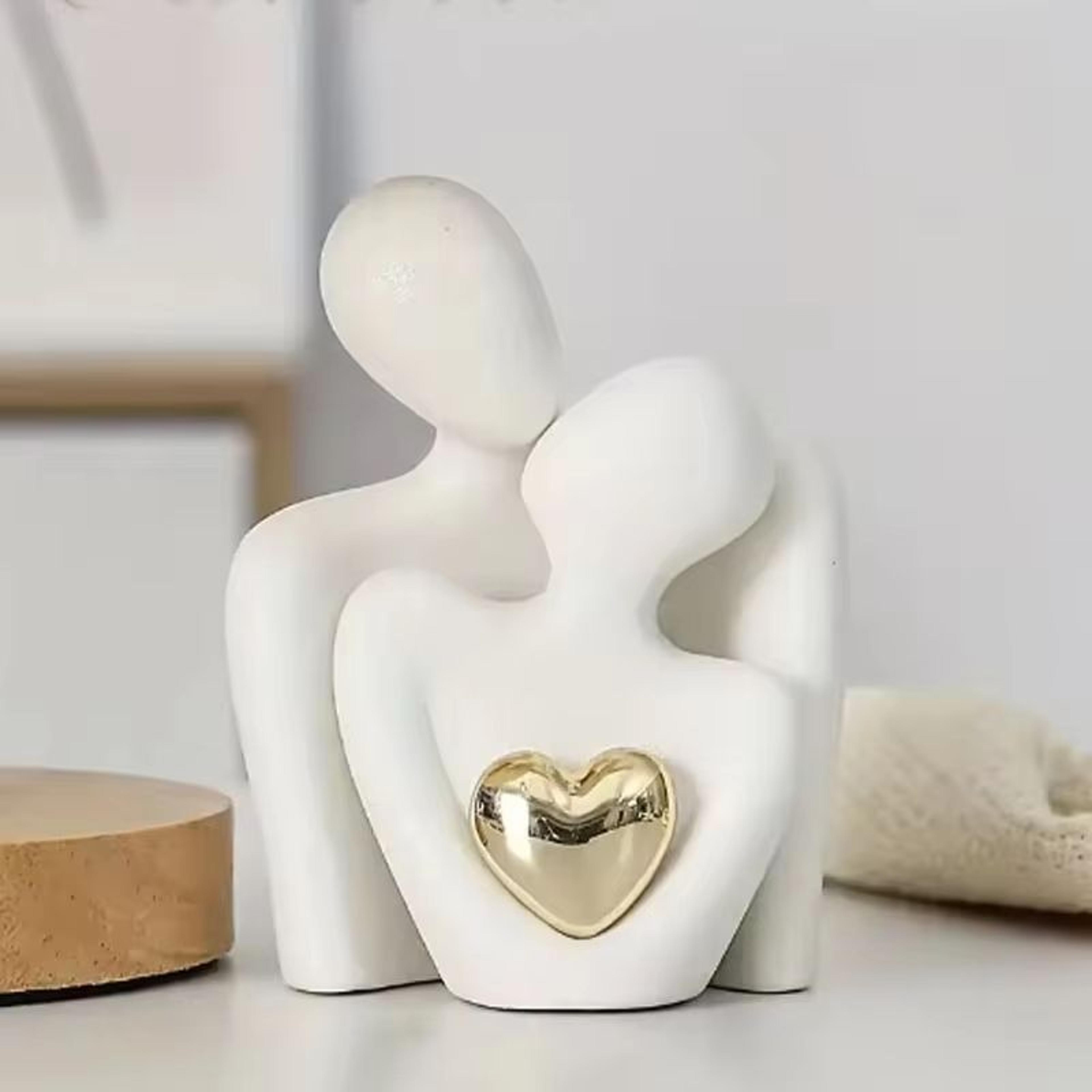 Romantic Love Embrace Couple Statue  Couple Statue Decor Minimalist Bedroom Ornament 5