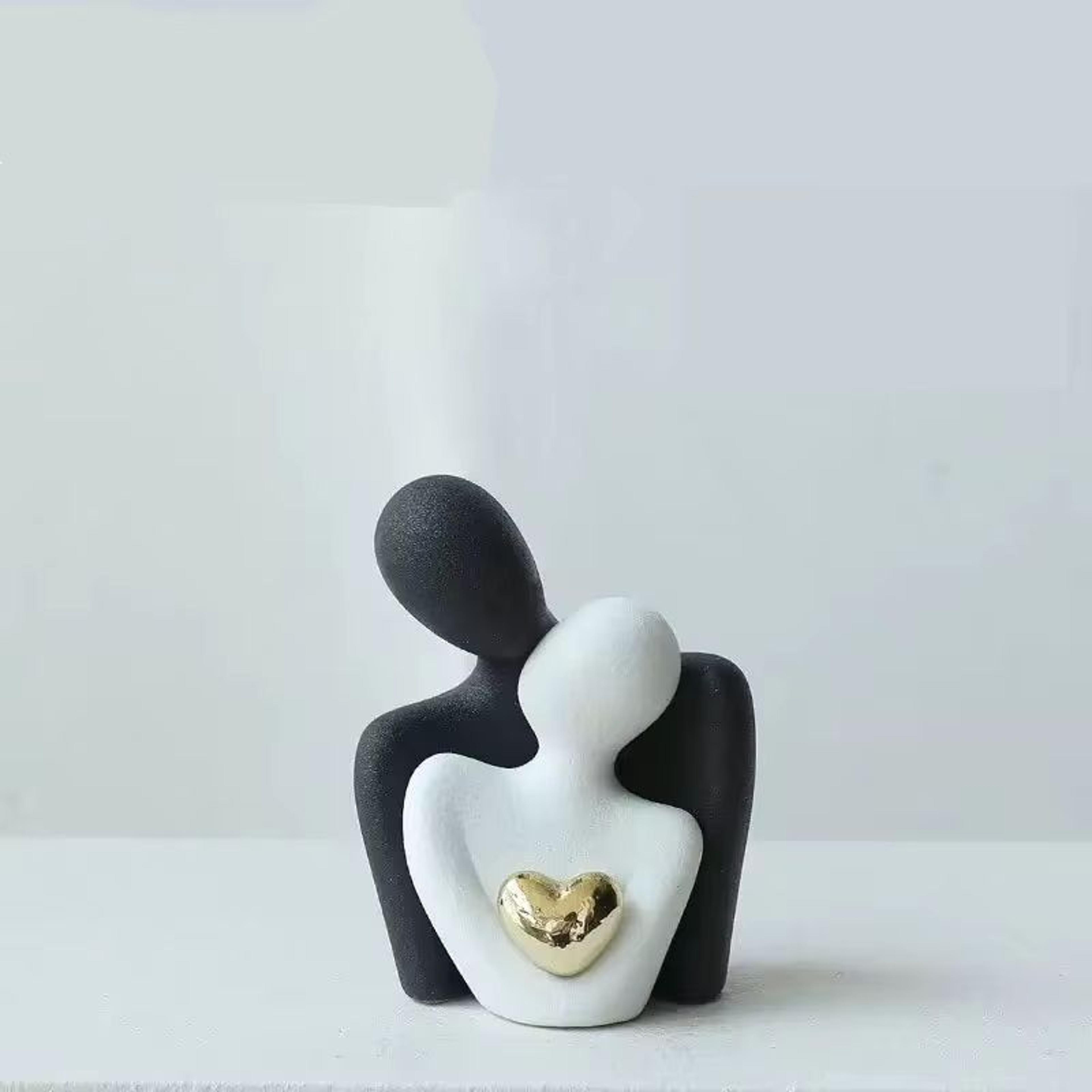 Romantic Love Embrace Couple Statue  Couple Statue Decor Minimalist Bedroom Ornament 7