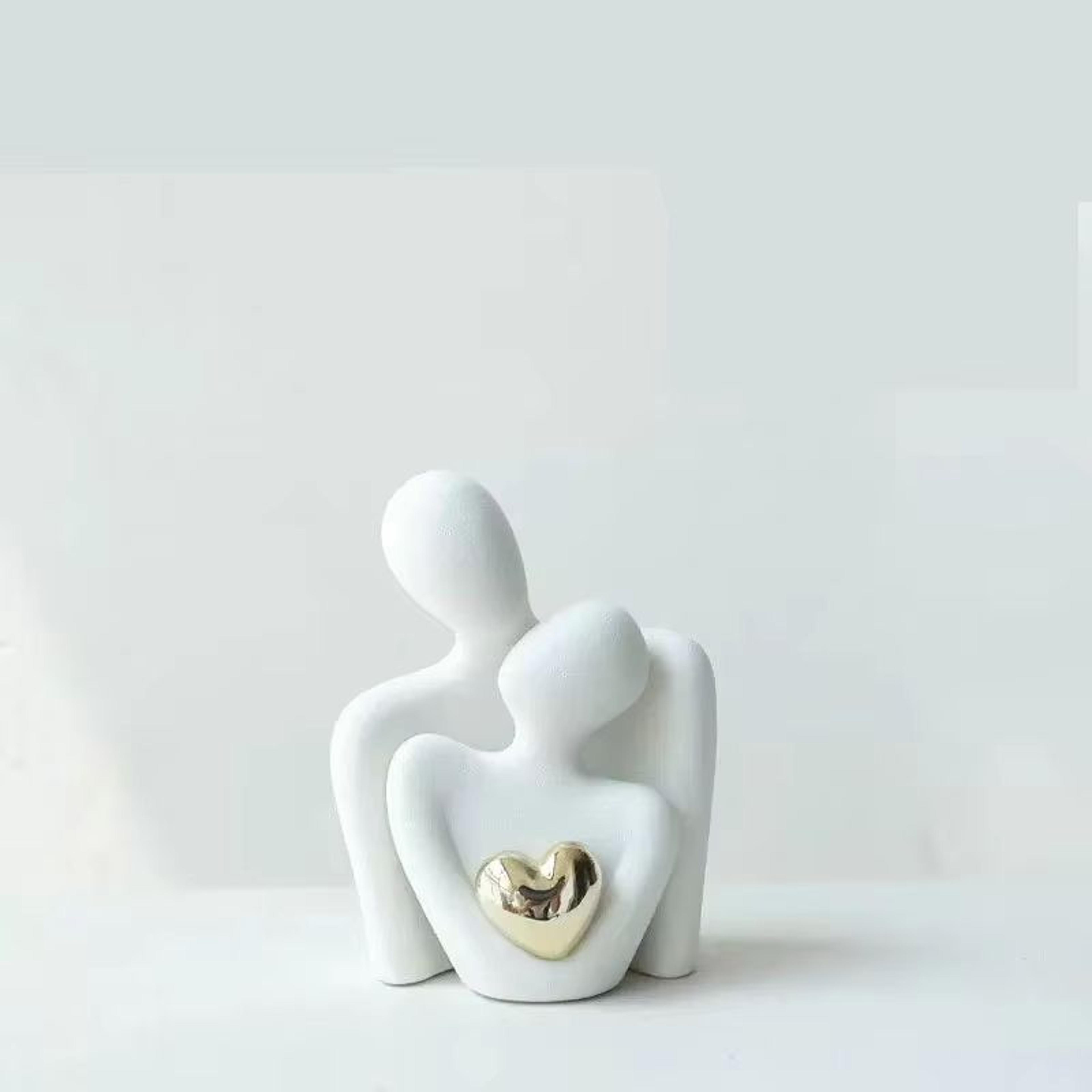 Romantic Love Embrace Couple Statue  Couple Statue Decor Minimalist Bedroom Ornament 8
