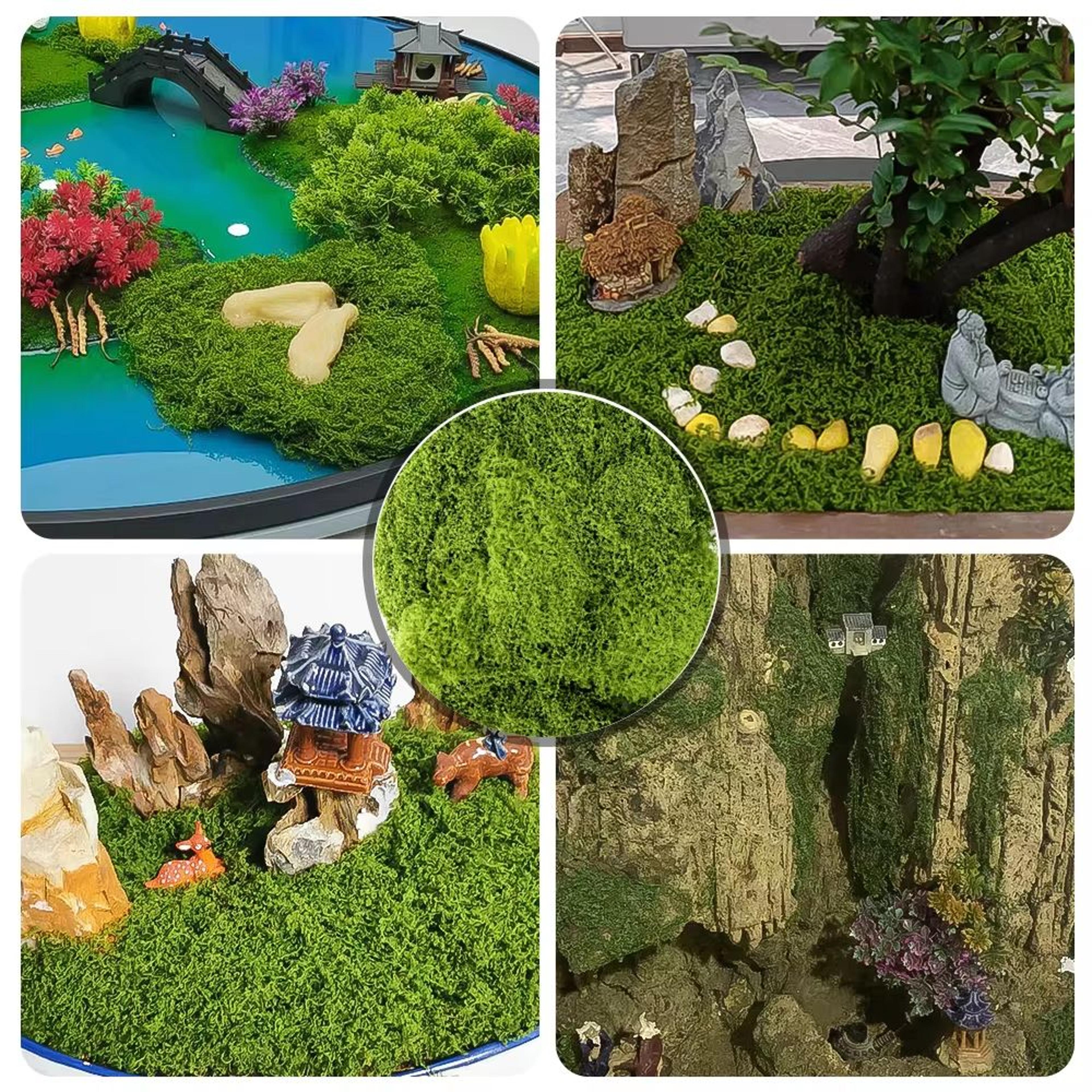 Artificial Moss Fake Grass For Crafts Mini Landscape Decor 5