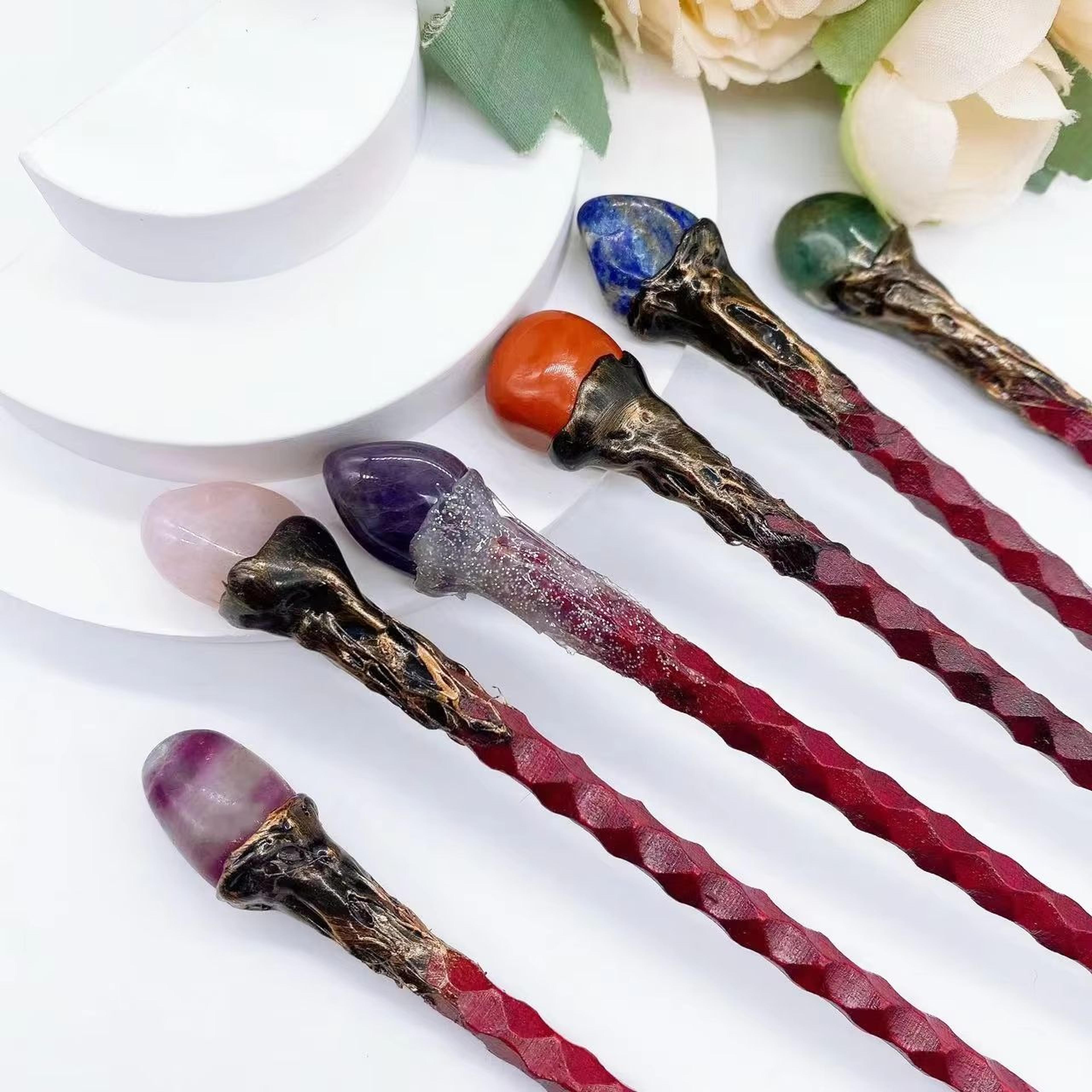 Authentic Rose Quartz Healing Crystal Wand For Reiki And Witchcraft Energy Work 5