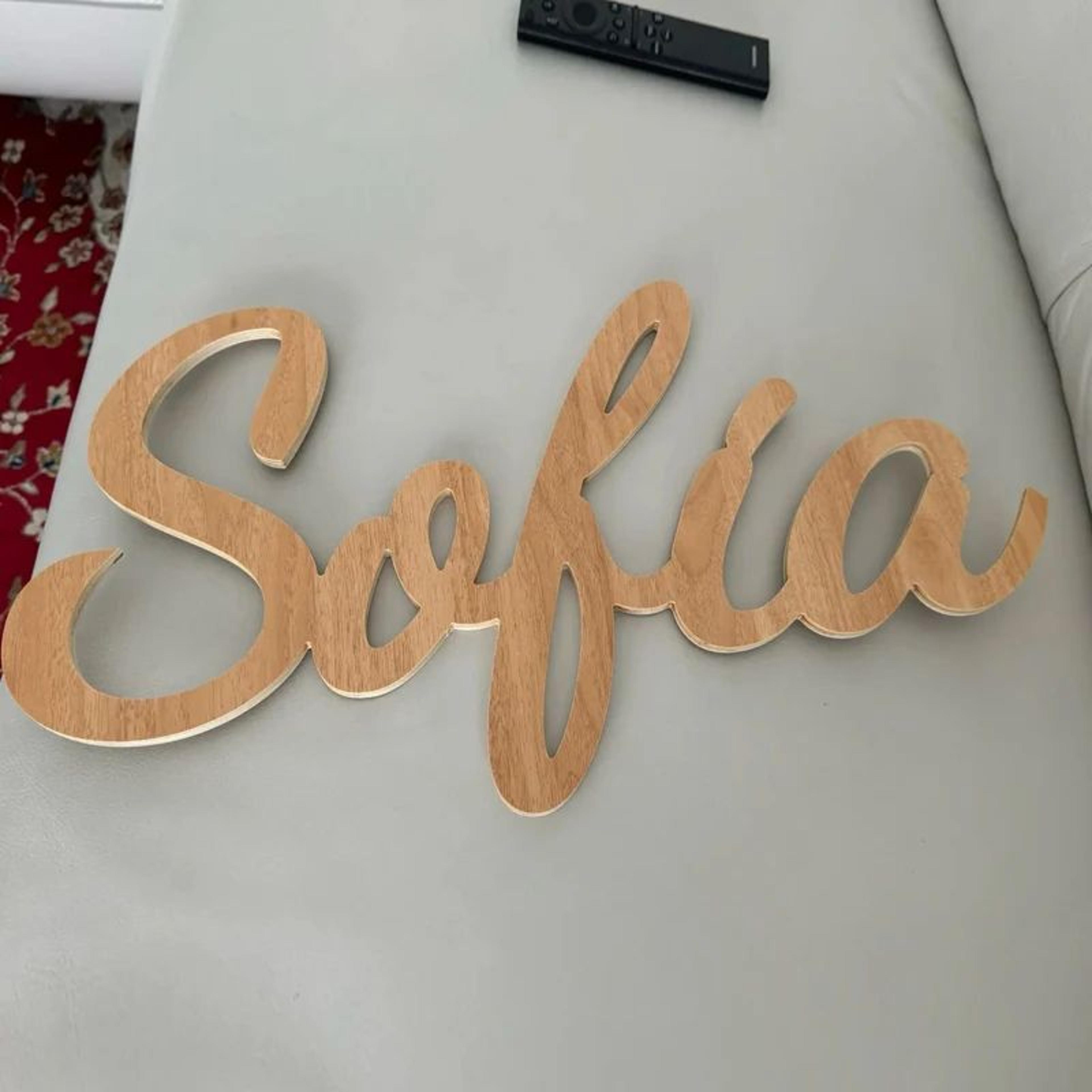 Personalized Wooden Name Sign Custom Nursery Wall Decor For Baby Room And Kids Space 1