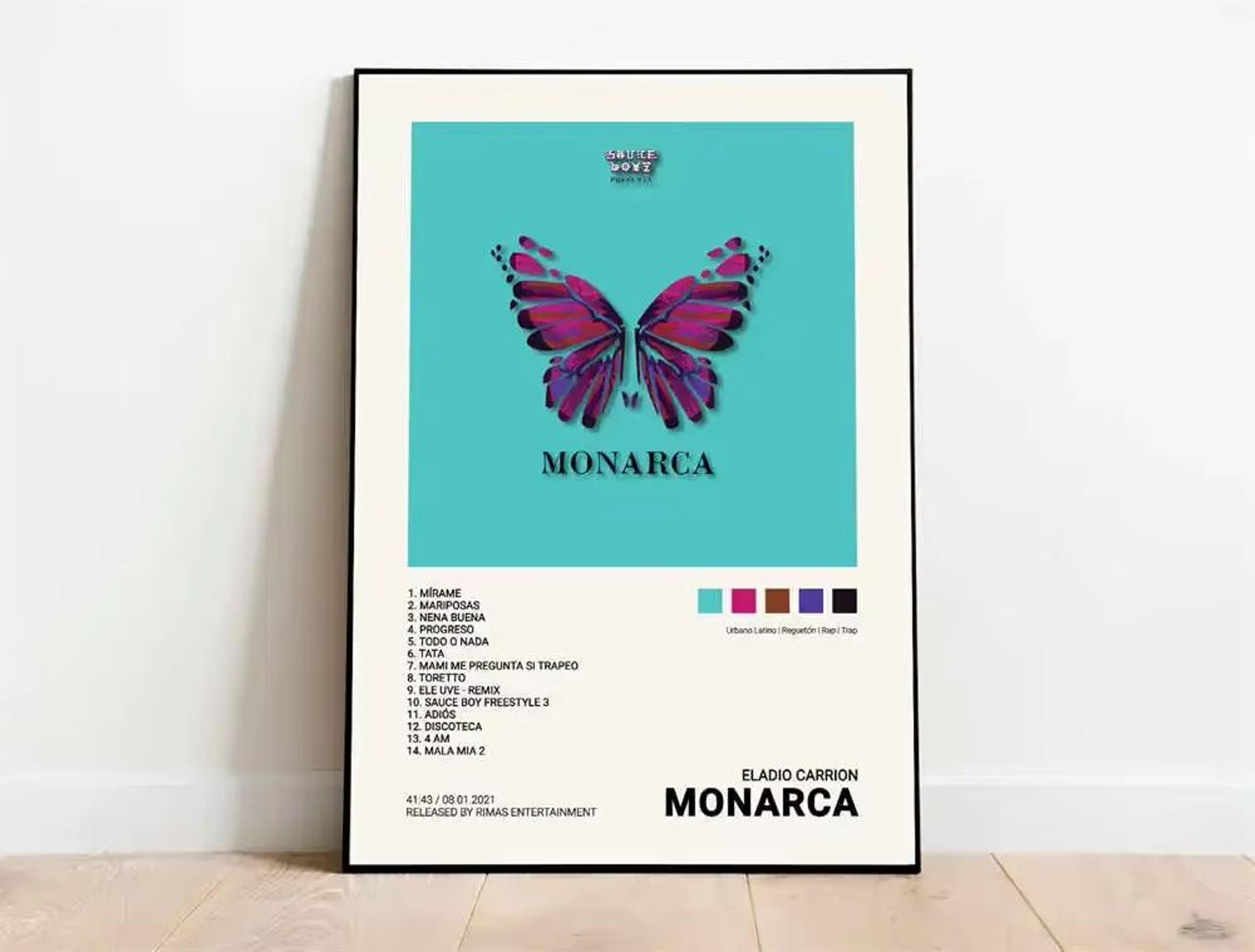 Latin Rapper Album Cover Canvas Poster Wall Art For Aesthetic Room Decor 23