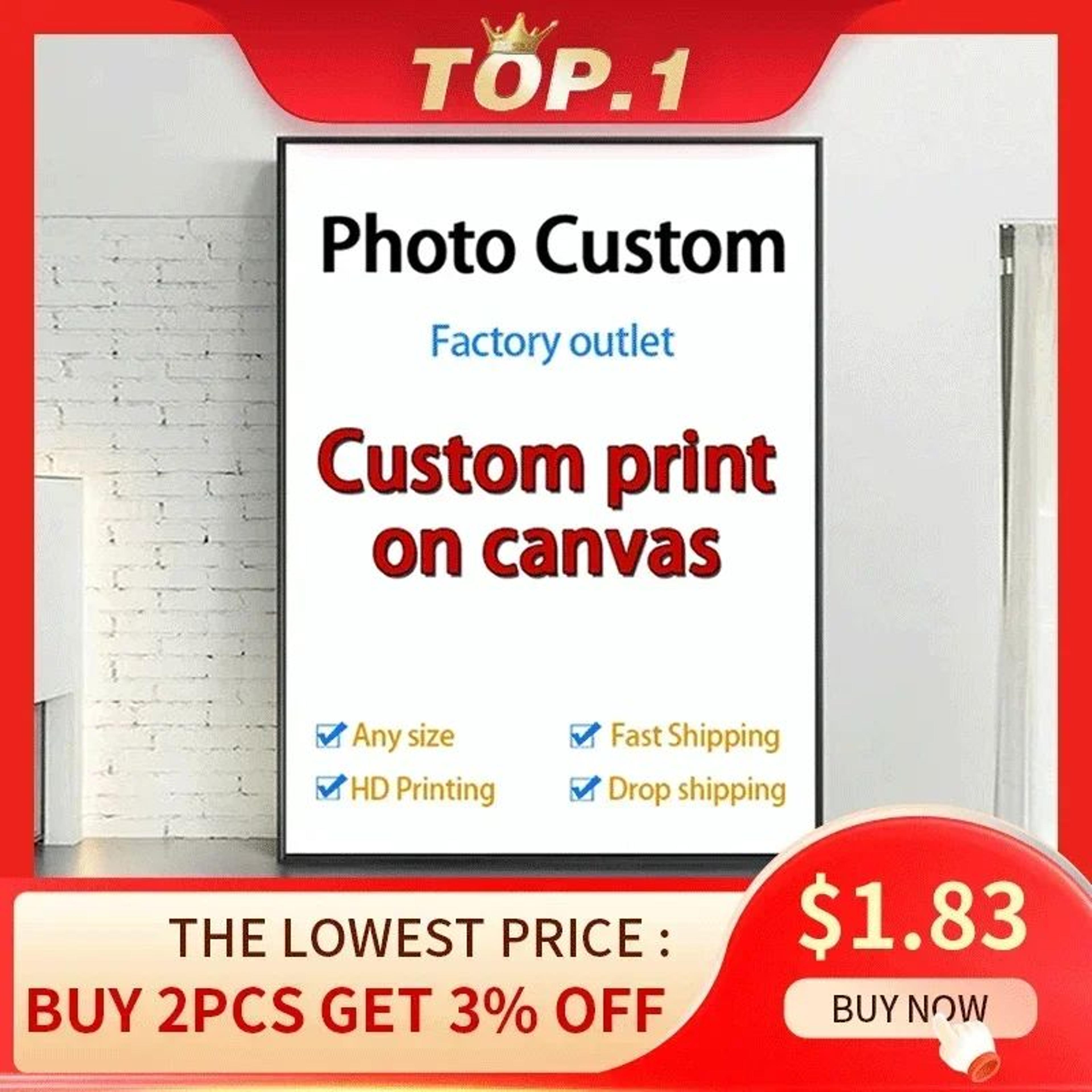 custom hd photo canvas print personalized wall art decor