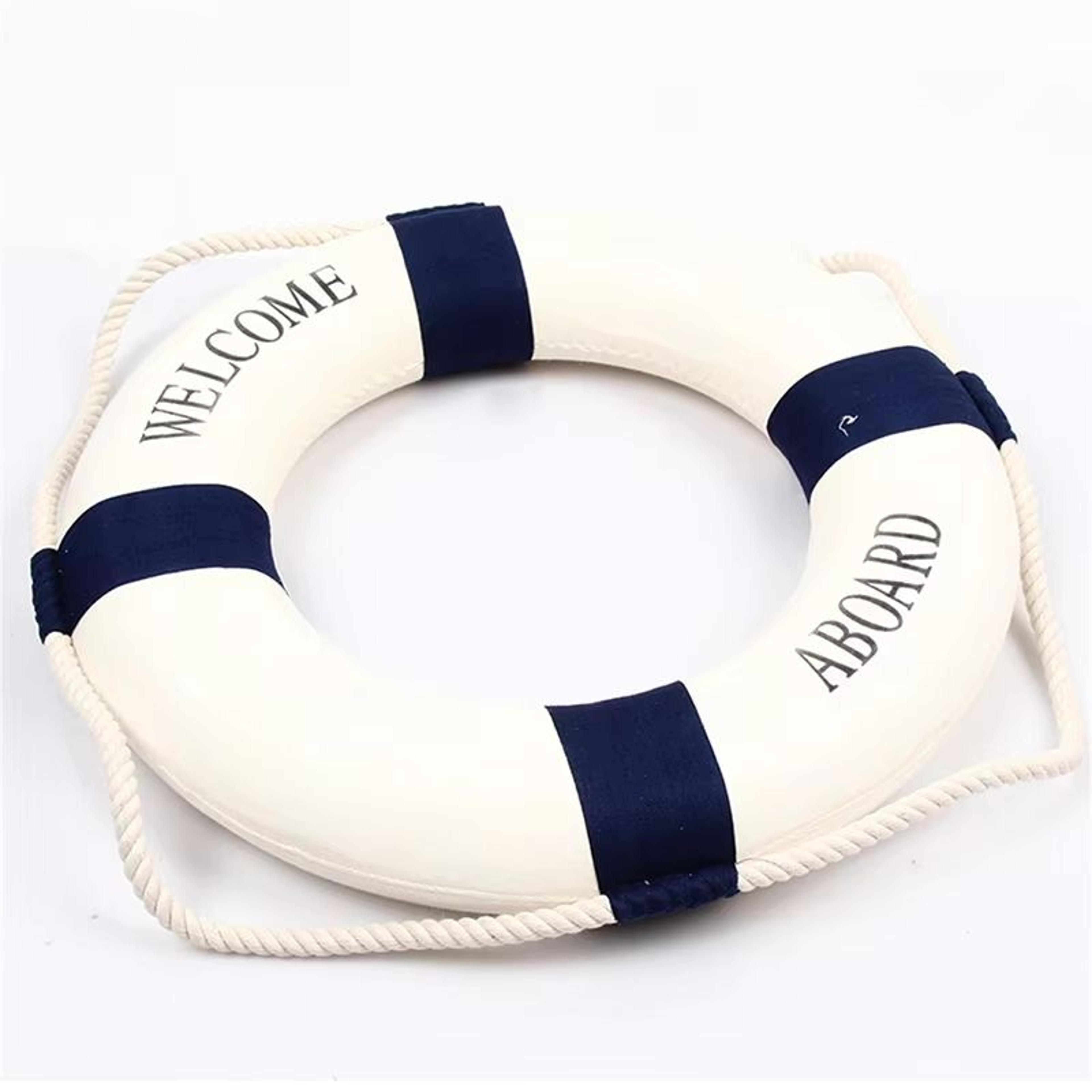 Mediterranean Lifebuoy Wall Decor Nautical Hanging Ornament 12