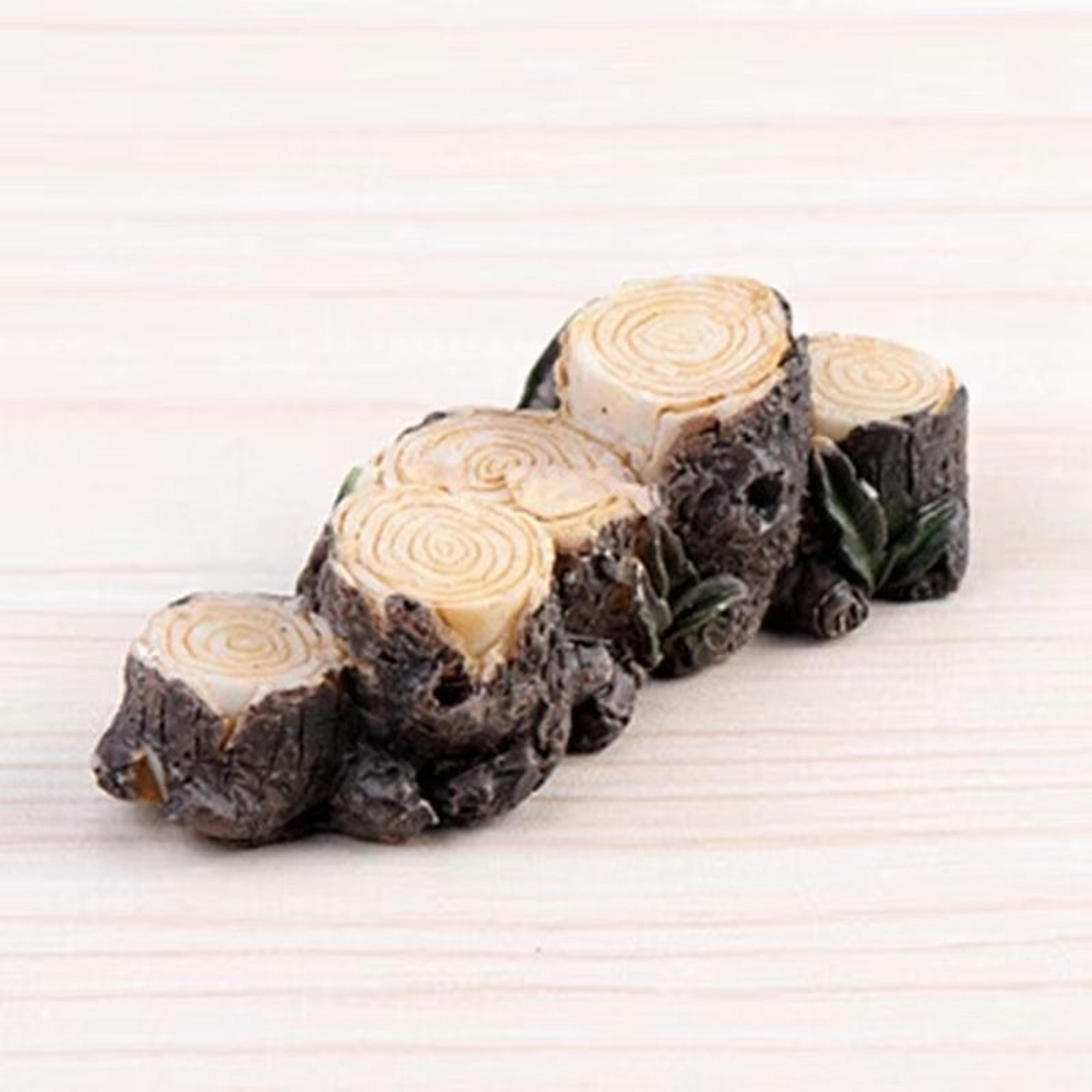 Mini Resin Tree Stump Bridge Fairy Garden Decor For Terrariums And Dollhouse Landscapes 5