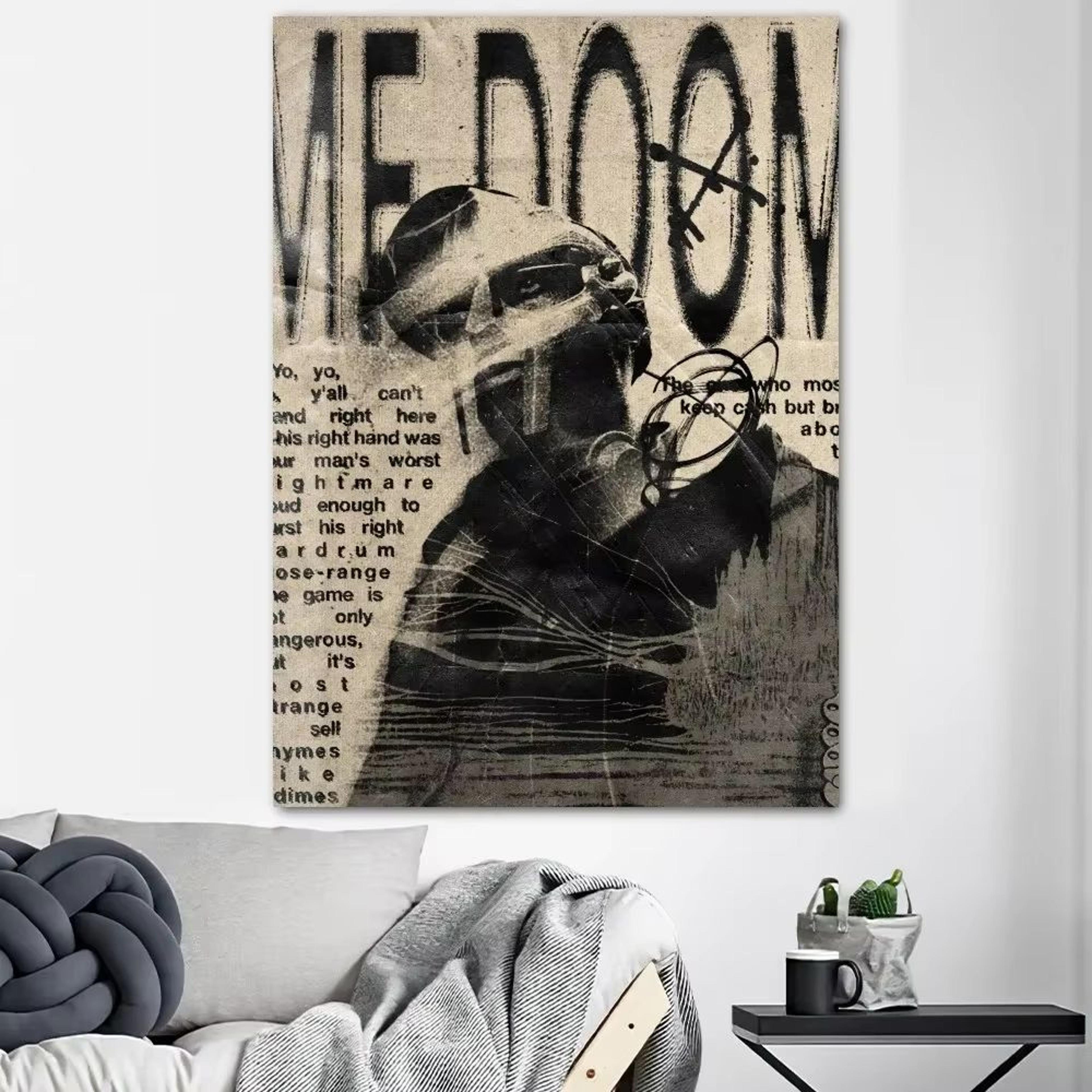 MF DOOM Album Cover Canvas Wall Art Poster For Music Lovers Room Decor 11