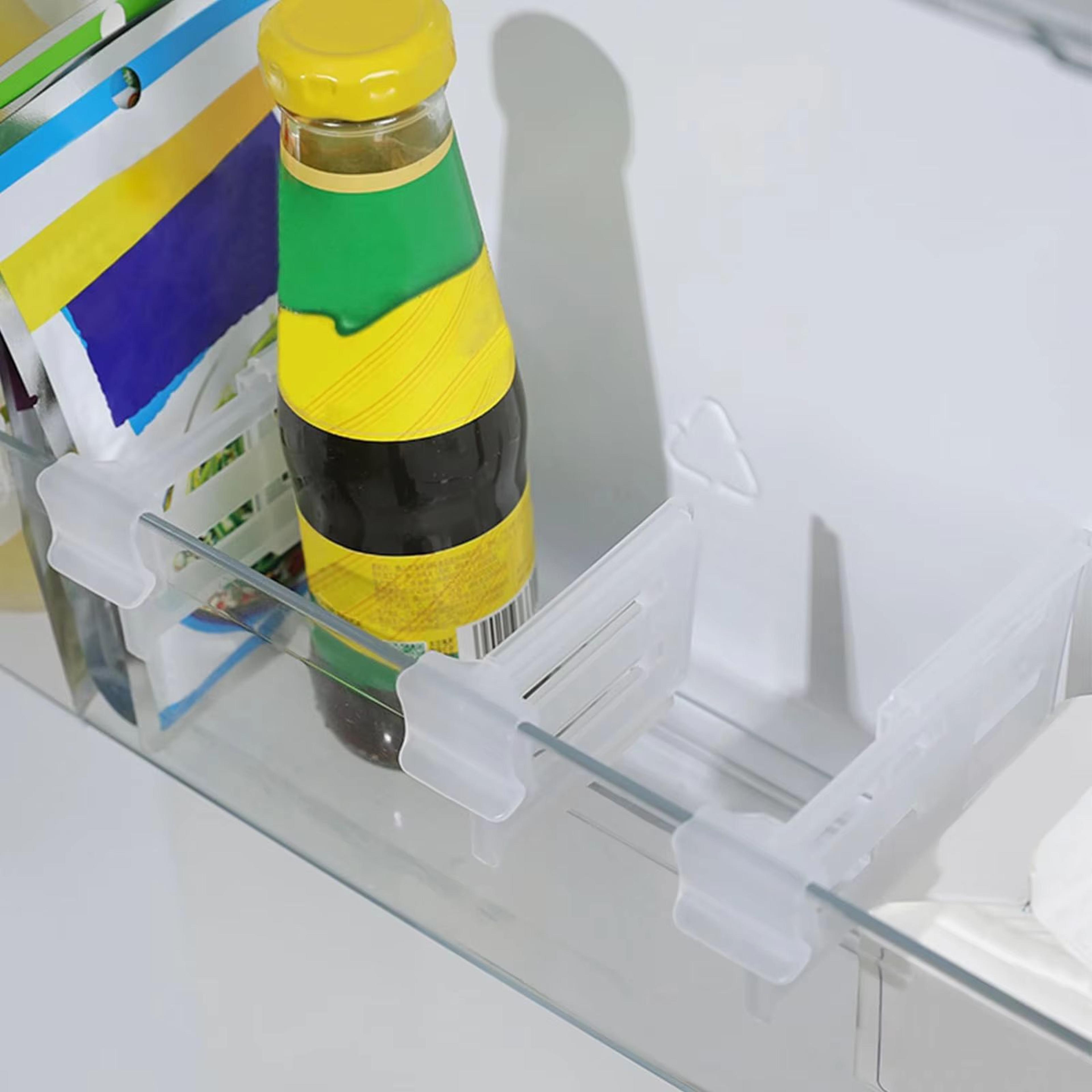 SnapDivide Refrigerator Storage Divider Clips Adjustable Fridge Organizer 48pcs Set 5