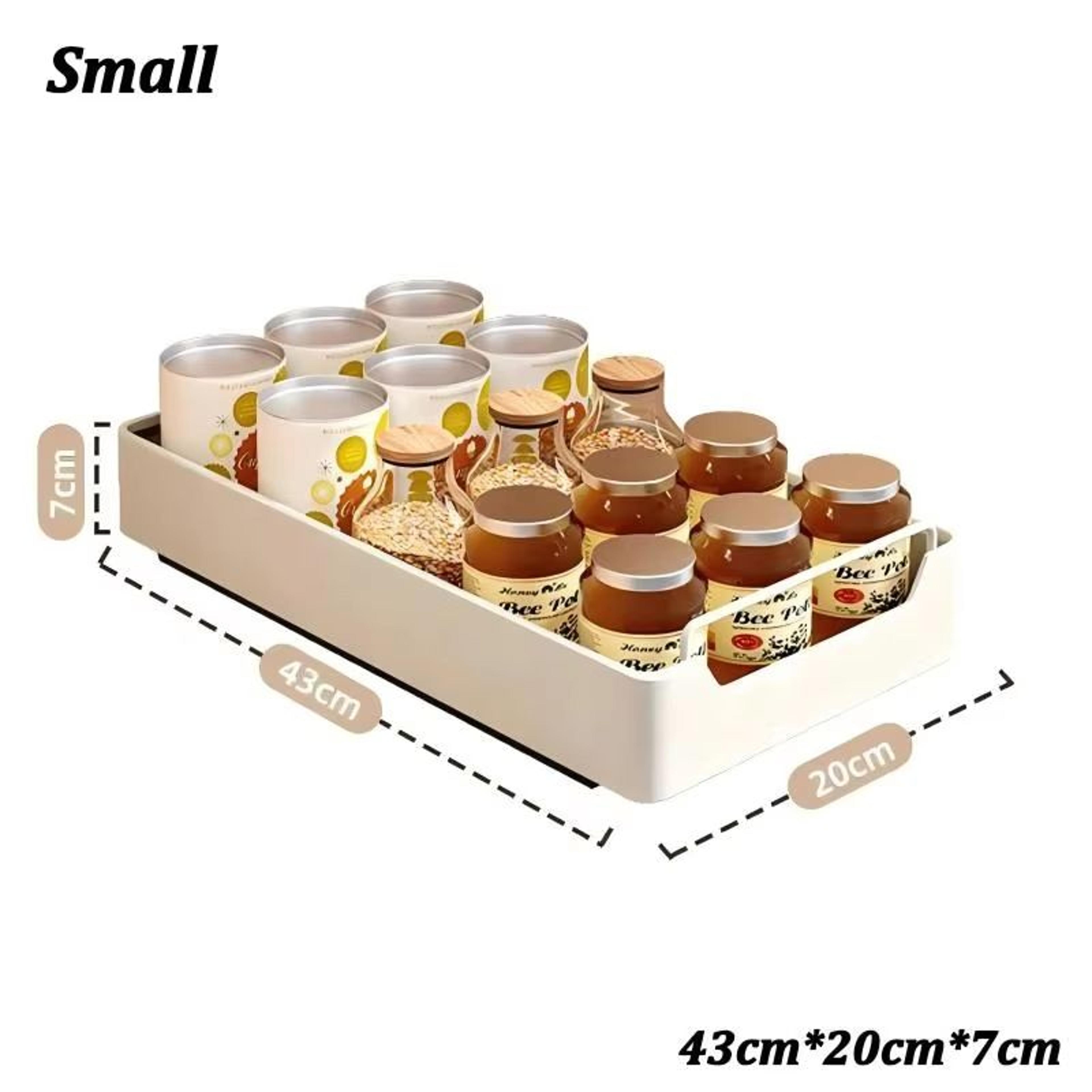 SlideEase Pull Out Cabinet Spice Rack With Rails Metal Kitchen Organizer 5