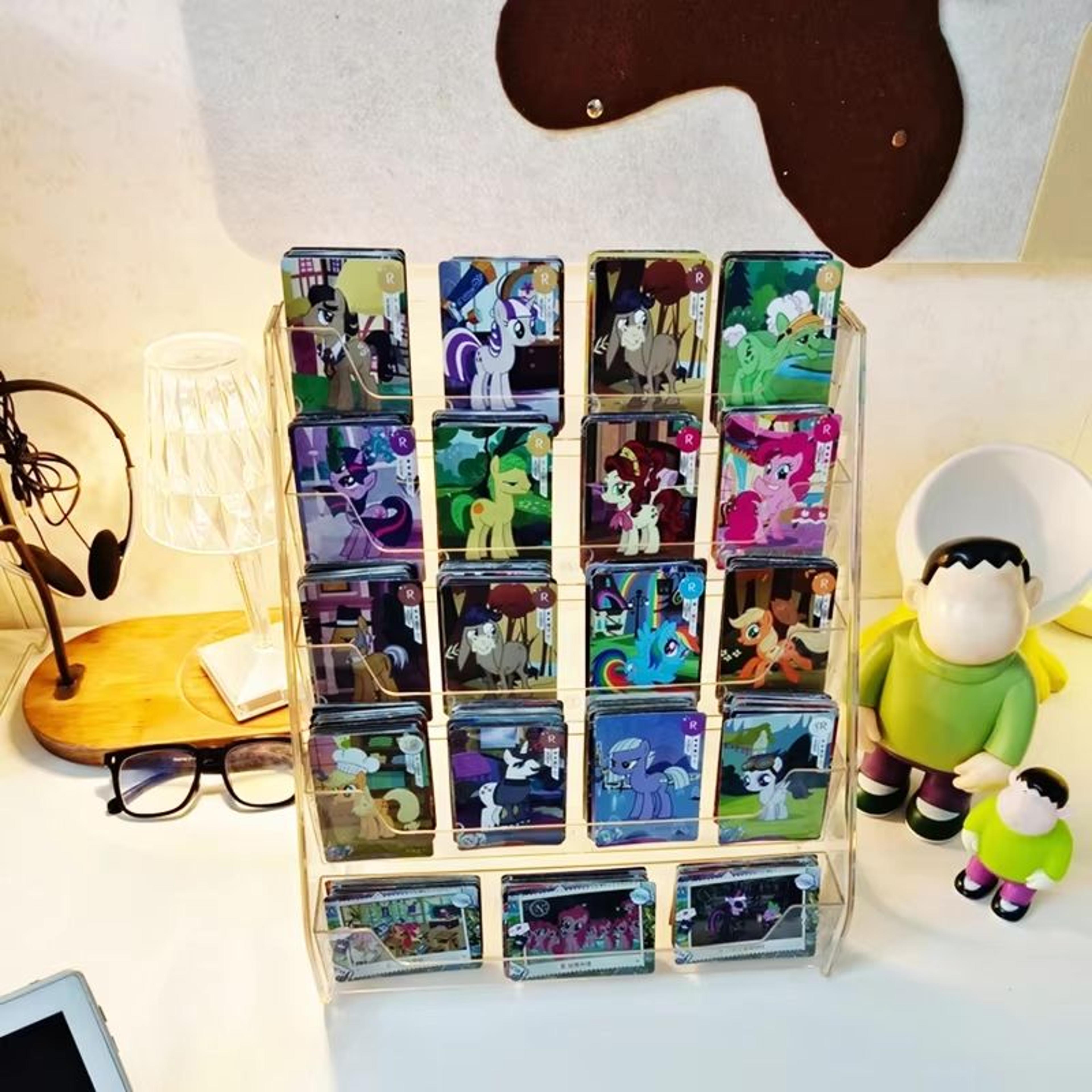 ClearTier Transparent Greeting Card Display Rack 7 Layer Desktop Organizer 4
