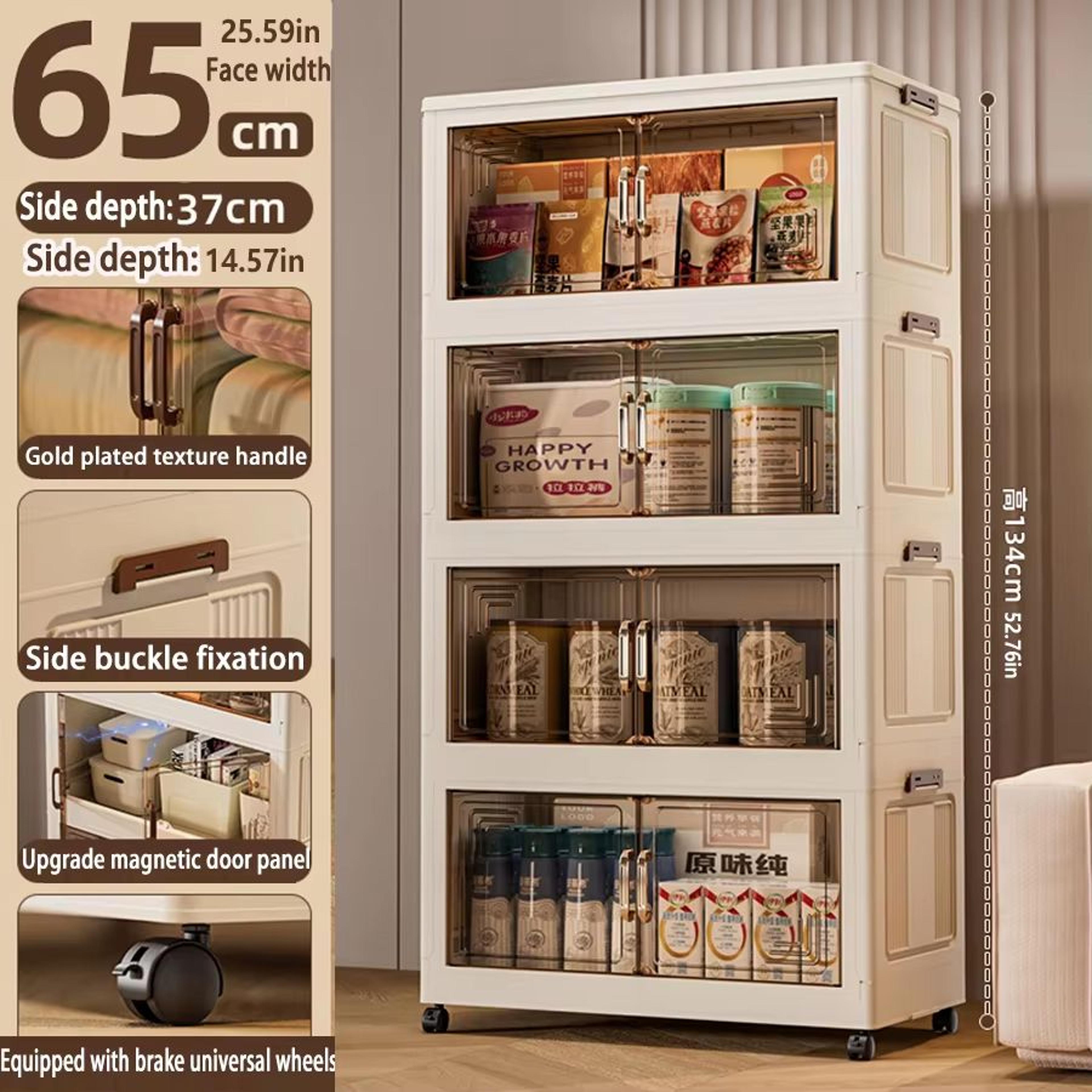 FlexiStore Foldable Wardrobe Cabinet Dustproof Large Capacity Storage Organizer 21